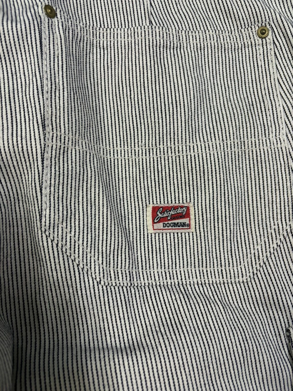 JNCO Vintage Japanese Brand Hickory Striped Baggy Cargo Jeans Size US 31 - 14 Thumbnail