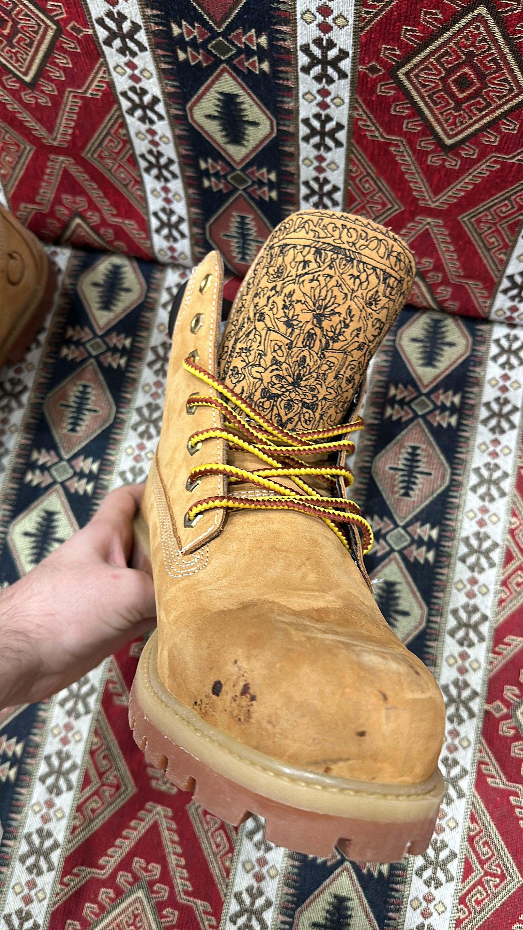 Derschutze Derschütze "yasmin v3" Boots Size 45 Timberland Style Size US 11 / EU 44 - 6 Thumbnail