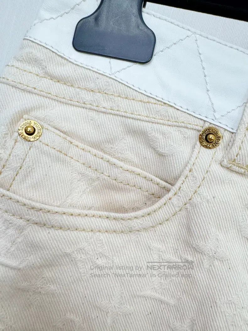 Louis Vuitton Louis Vuitton Denim Skirt Size 37" - 2 Thumbnail