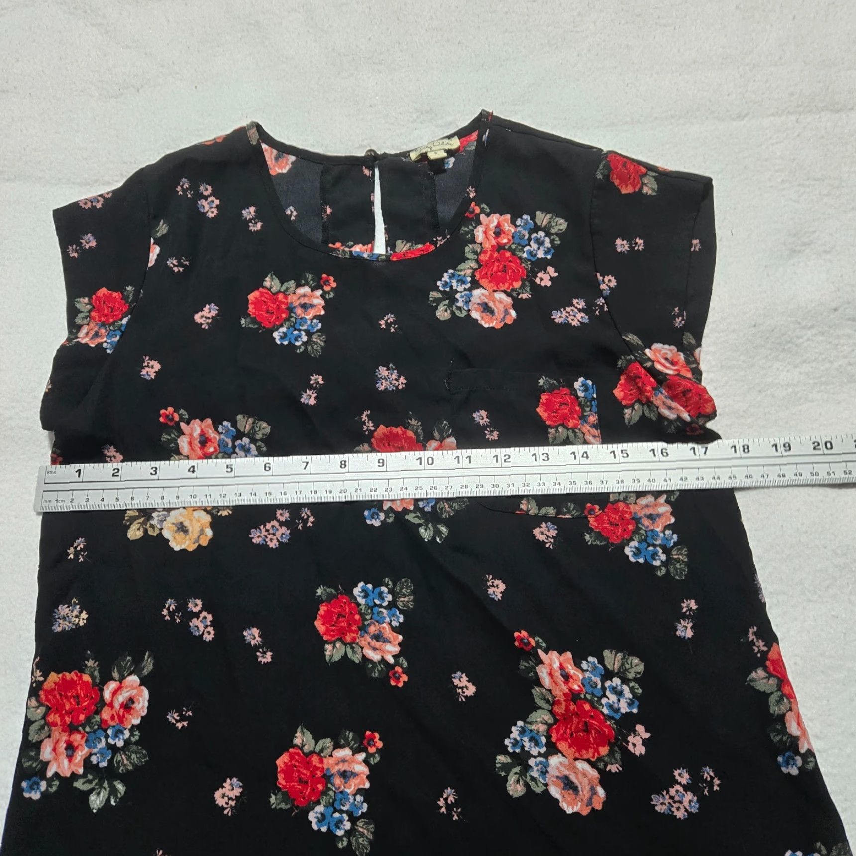 Vintage Lily White Floral Top Sleeveless Shirt Adult Women's Size S Small Black Size S / US 4 / IT 40 - 4 Thumbnail