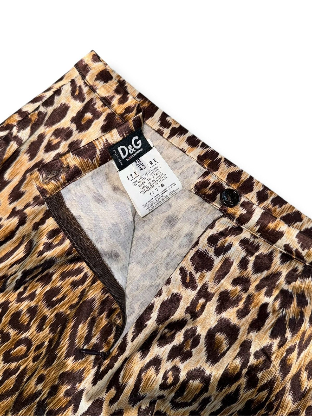 Dolce & Gabbana Dolce & Gabbana leopard skirt hype Size 28" / US 6 / IT 42 - 3 Thumbnail