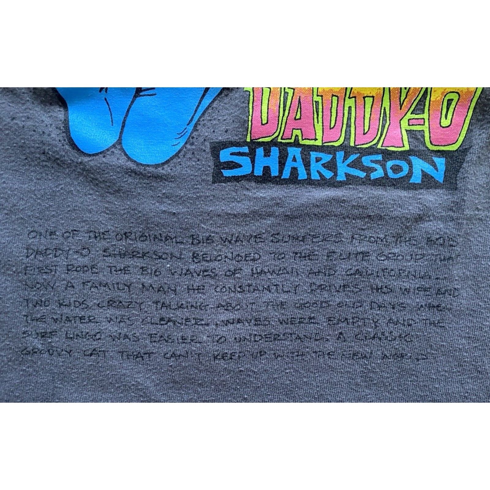 Vintage VINTAGE Maui abd Sons T-Shirt Crew Neck Short Sleeve XL Gray 90s Vintage Beach Surfing Double-Sided Mens Size US XL / EU 56 / 4 - 4 Thumbnail