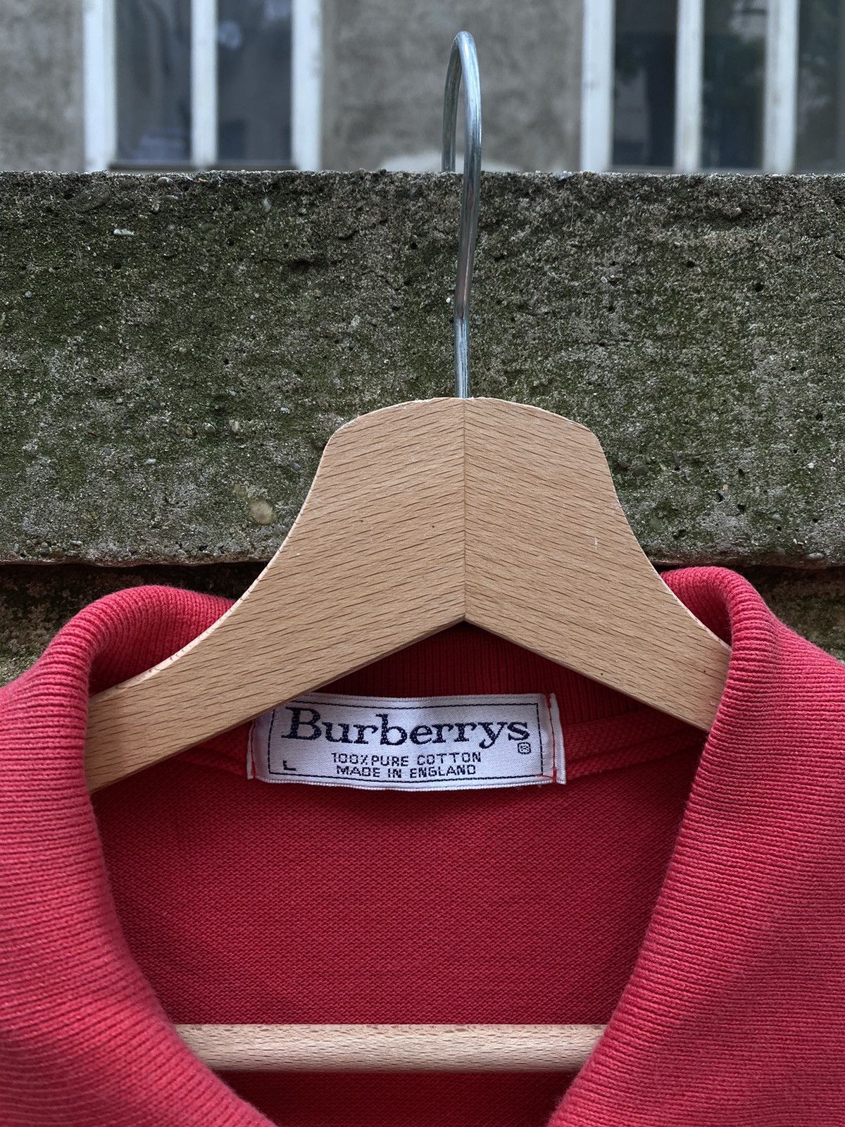 Burberry × Vintage Vintage Burberry’s Small Embroidered Logo Polo T-Shirt Size US L / EU 52-54 / 3 - 3 Thumbnail