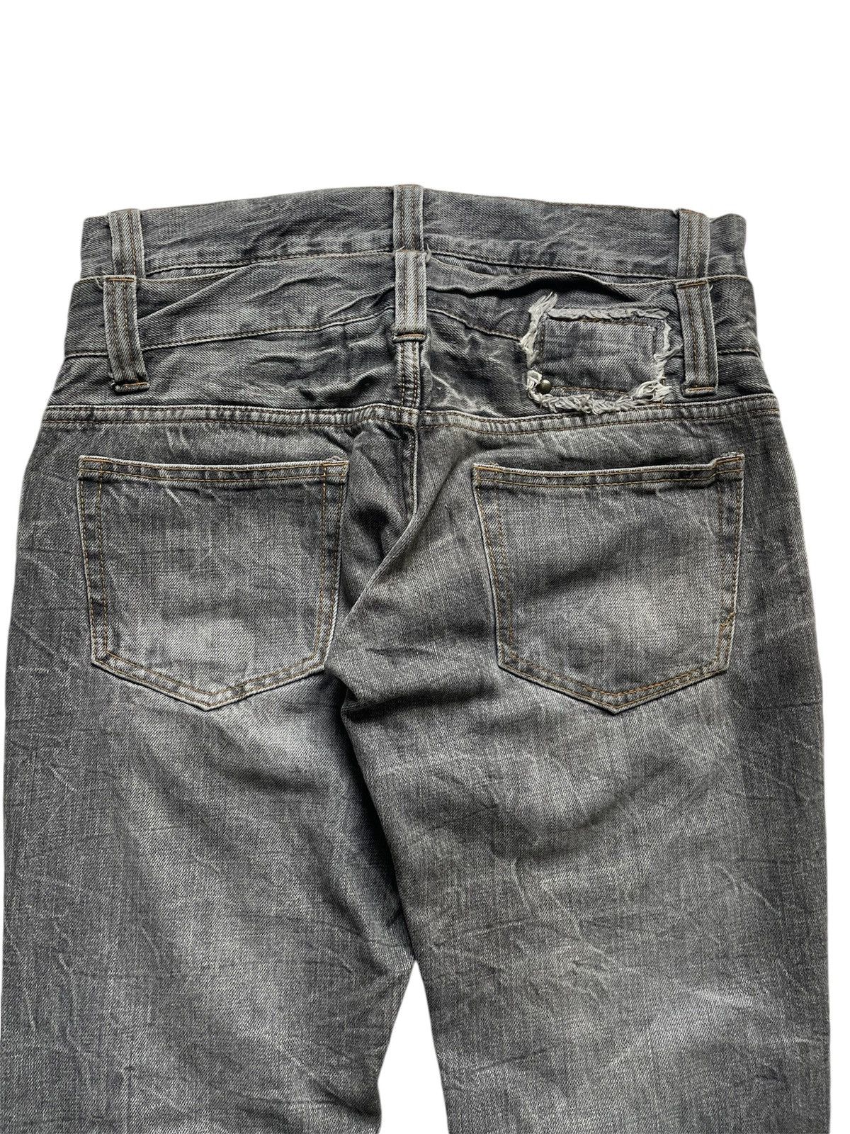 If Six Was Nine Vintage Japanese Brand Double Waist Distressed Style Jeans Size US 33 - 5 Thumbnail