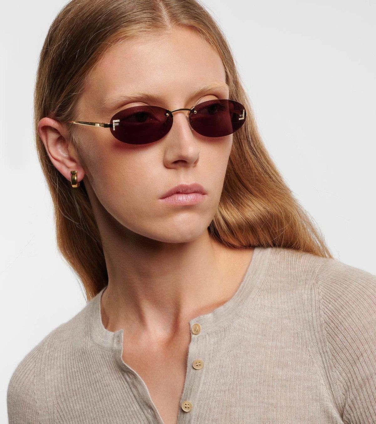 Fendi Fendi FIRST CRYSTAL Sunglasses FE4075US 12A NEW AUTHENTIC Size ONE SIZE - 11 Thumbnail