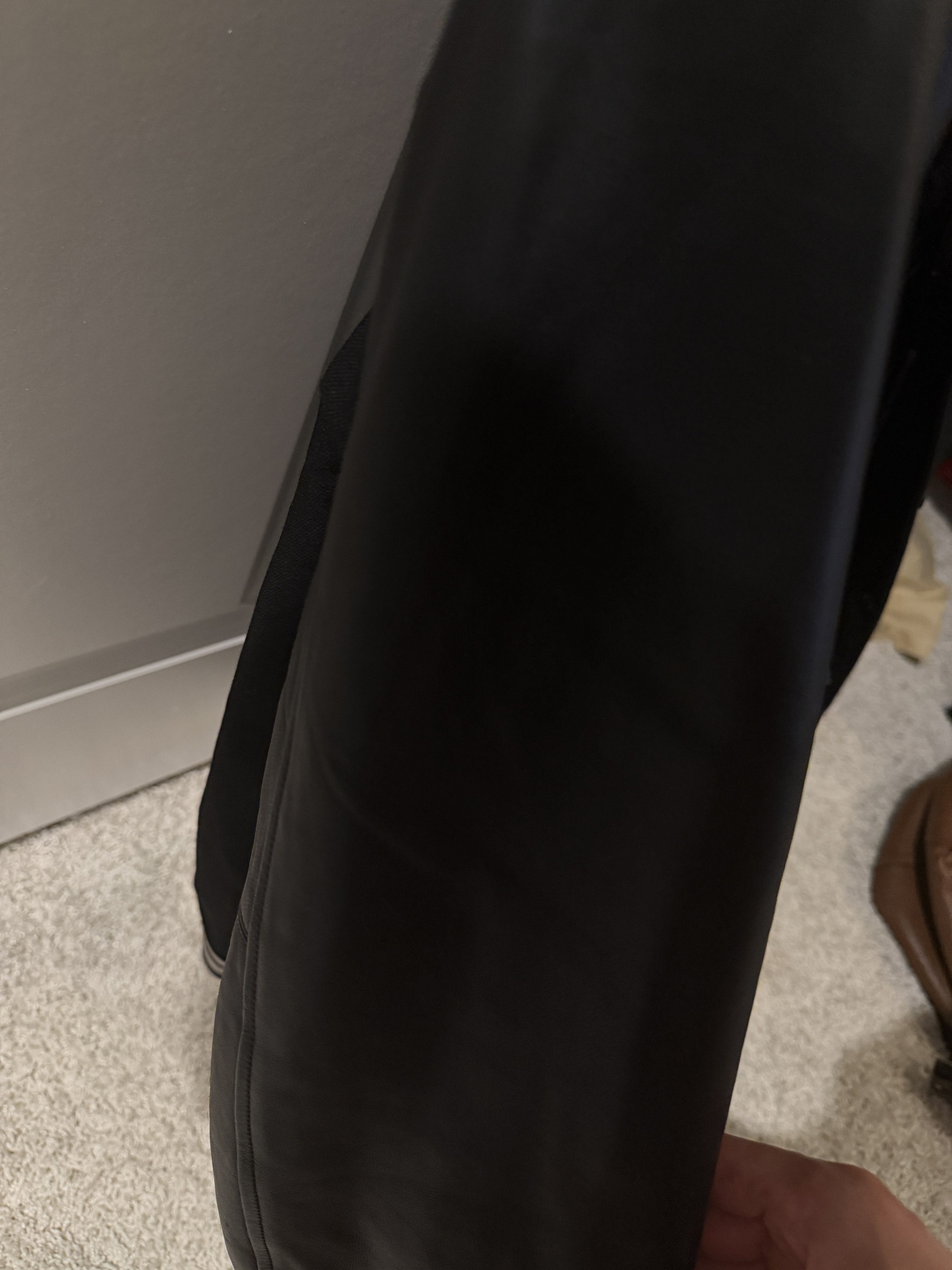 Varsity Jacket in Gabardine and Leather