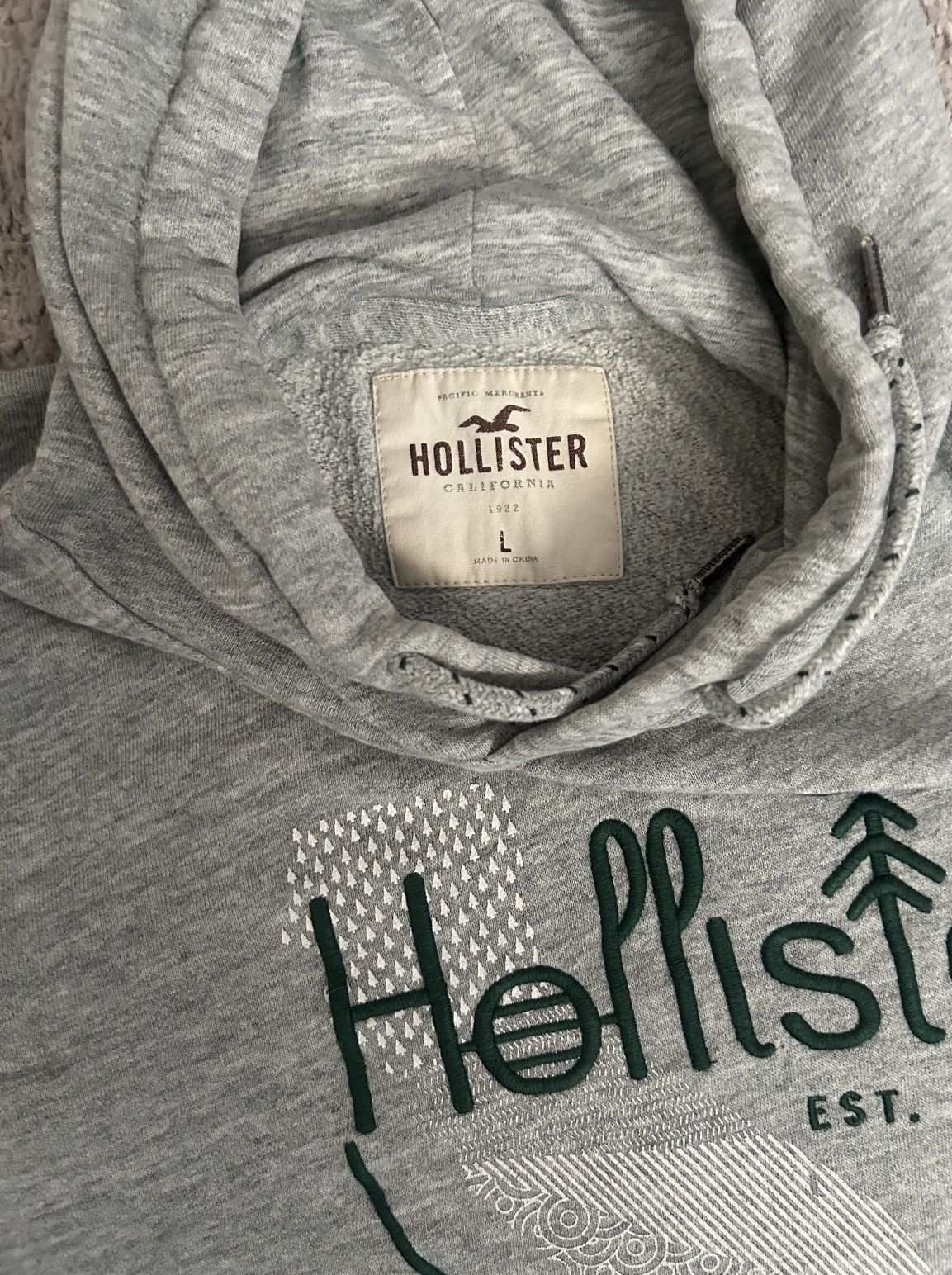 Hollister Grey hollister hoodie Size US L / EU 52-54 / 3 - 2 Thumbnail
