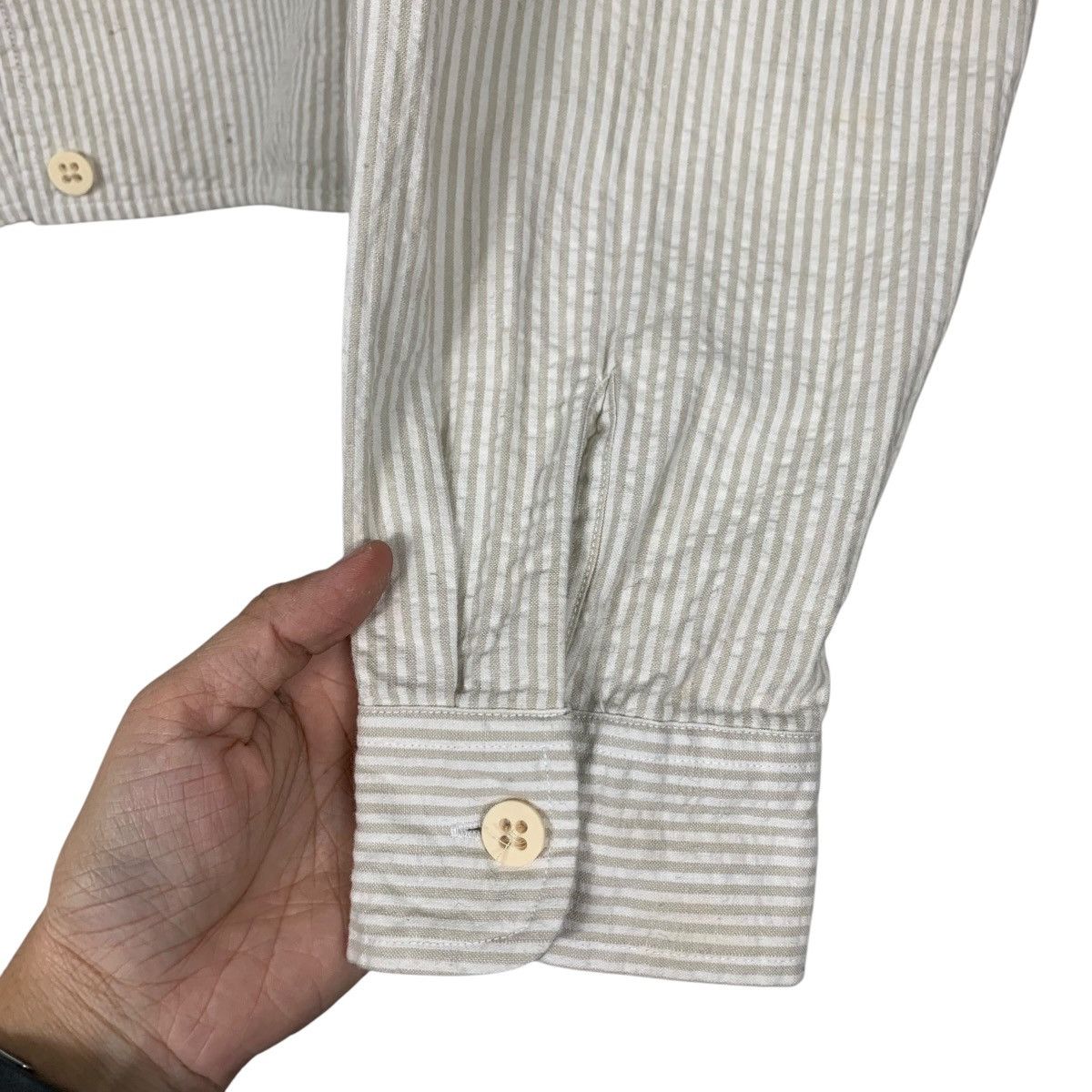 Armani ARMANI JEANS Women's Striped Crop Jacket #2267-C100 Size L / US 10 / IT 46 - 14 Thumbnail