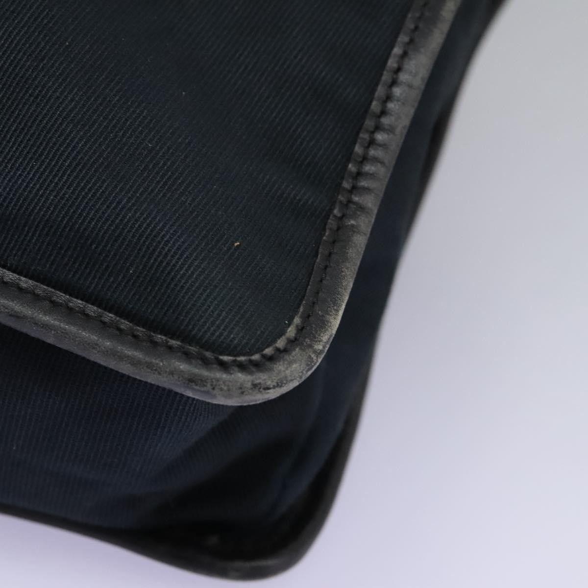 Gucci GUCCI Sherry Line Shoulder Bag Canvas Black Brown Size ONE SIZE - 11 Thumbnail