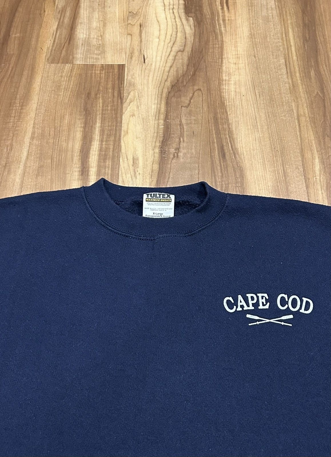 Tultex Vintage Tultex Cape Cod Crewneck Size US XL / EU 56 / 4 - 2 Thumbnail