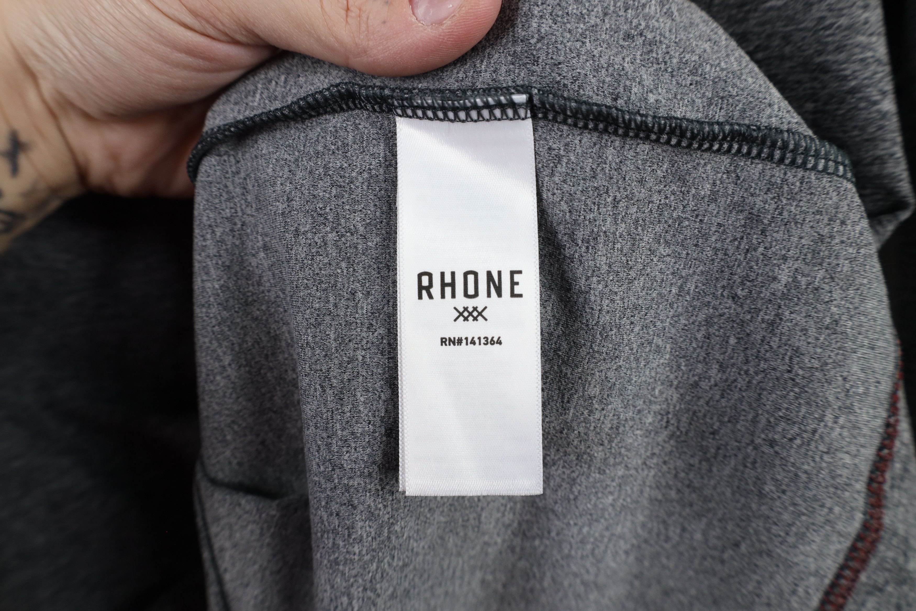 Rhone × Vintage New Rhone Knit Lightweight Running Jogging Gym Hoodie Gray Size US S / EU 44-46 / 1 - 7 Thumbnail
