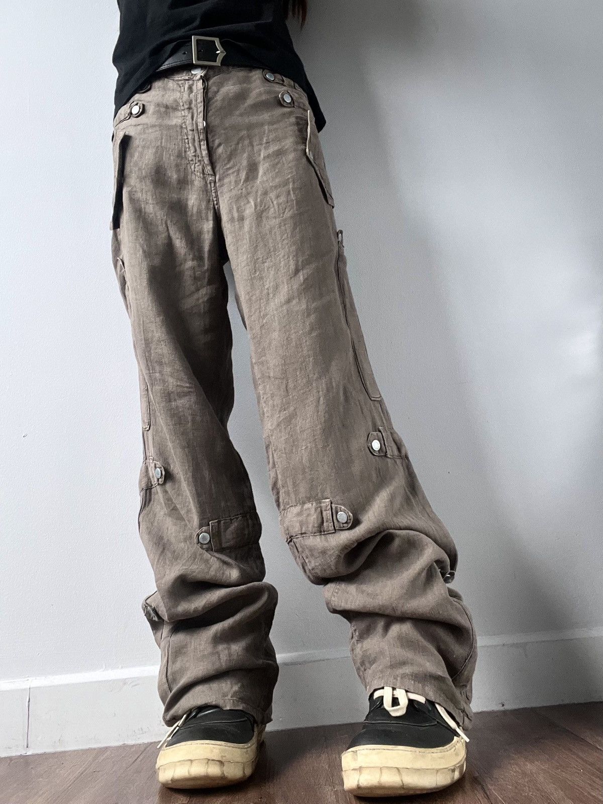 2004 Dolce&Gabbana Multi Stud Cargo Pants