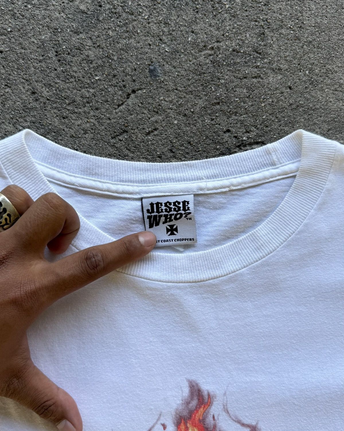 West Coast Choppers Vintage Jesse Who? West Coast Choppers Flames L/S Size US L / EU 52-54 / 3 - 7 Thumbnail