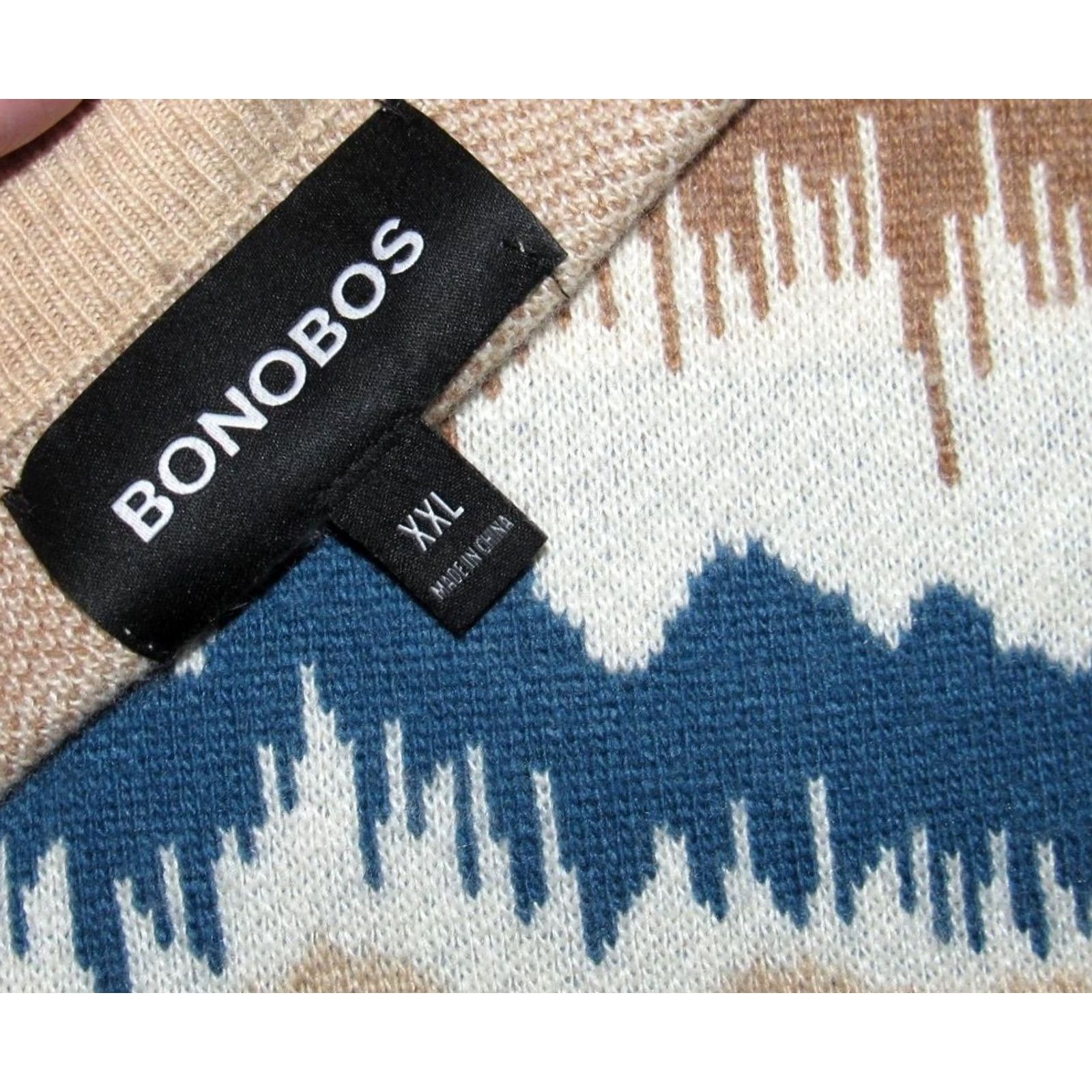 Bonobos BONOBOS Wool Alpaca Blend Ski Sweater XXL Men Pullover Multicolor Wool Alpaca Blend Ski Sweater XXL Men Pullover Multicolor Size US XXL / EU 58 / 5 - 3 Thumbnail