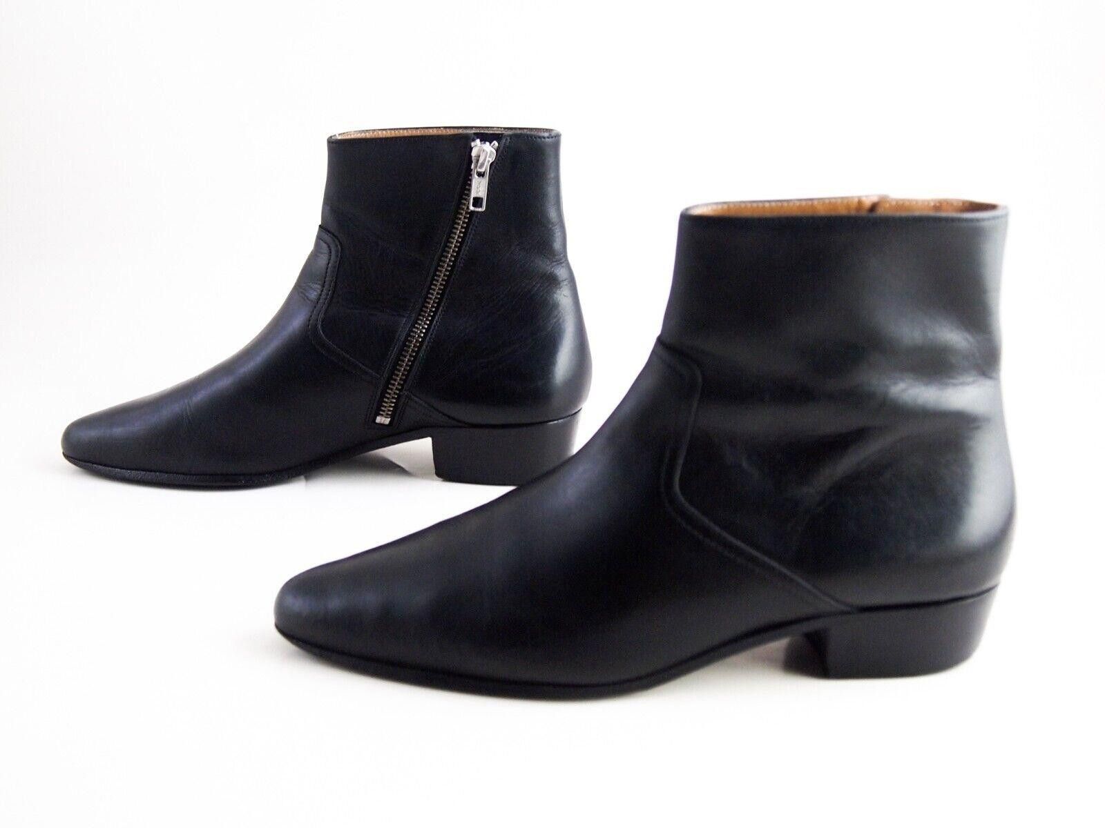 Iro Iro Chelsea Boots Black Leather US 10 EU 40 $720 Size US 10 / IT 40 - 2 Thumbnail