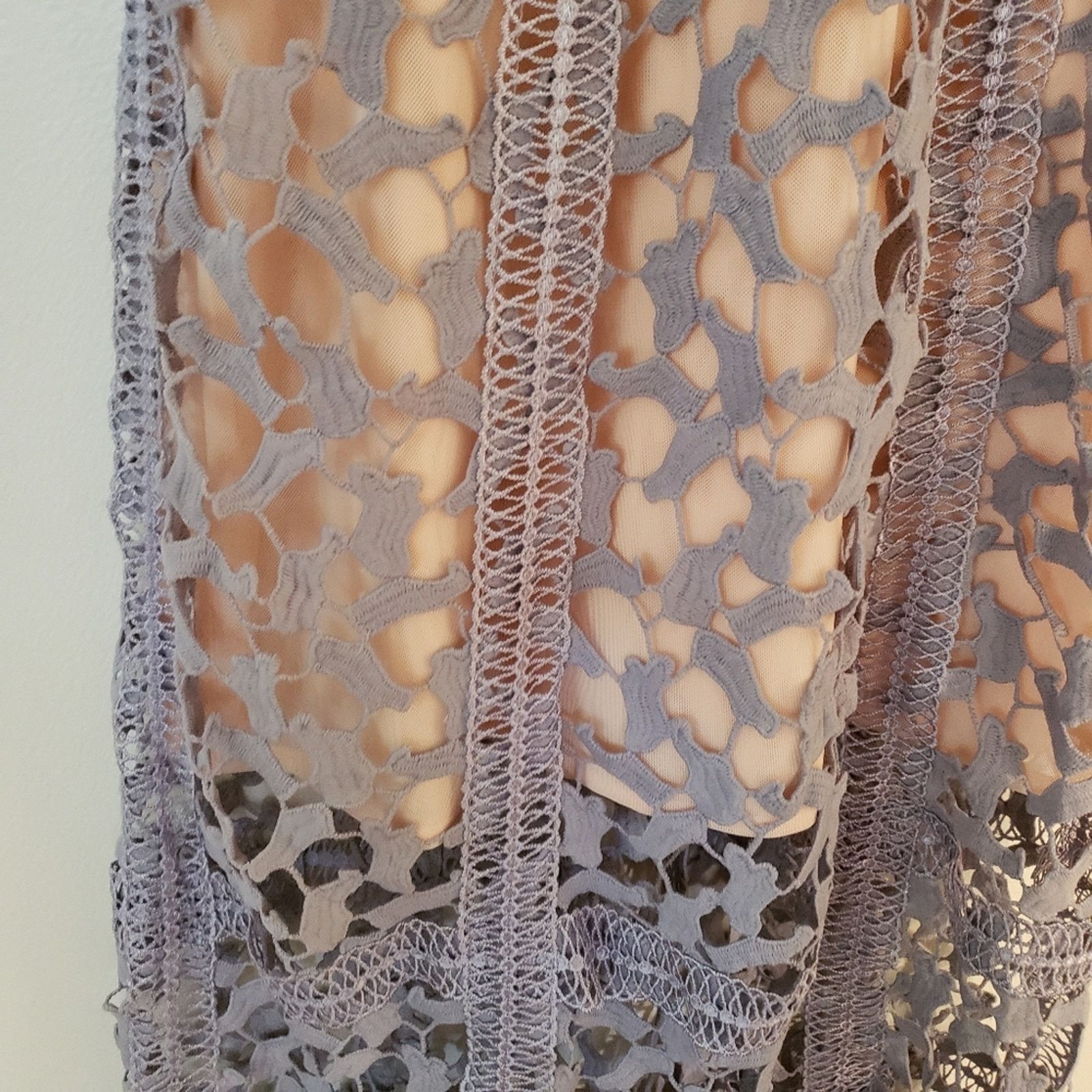 ELLIATT Revolve Elliatt Tingle Dress Lilac Lace Nude Slip Medium Size M / US 6-8 / IT 42-44 - 7 Thumbnail