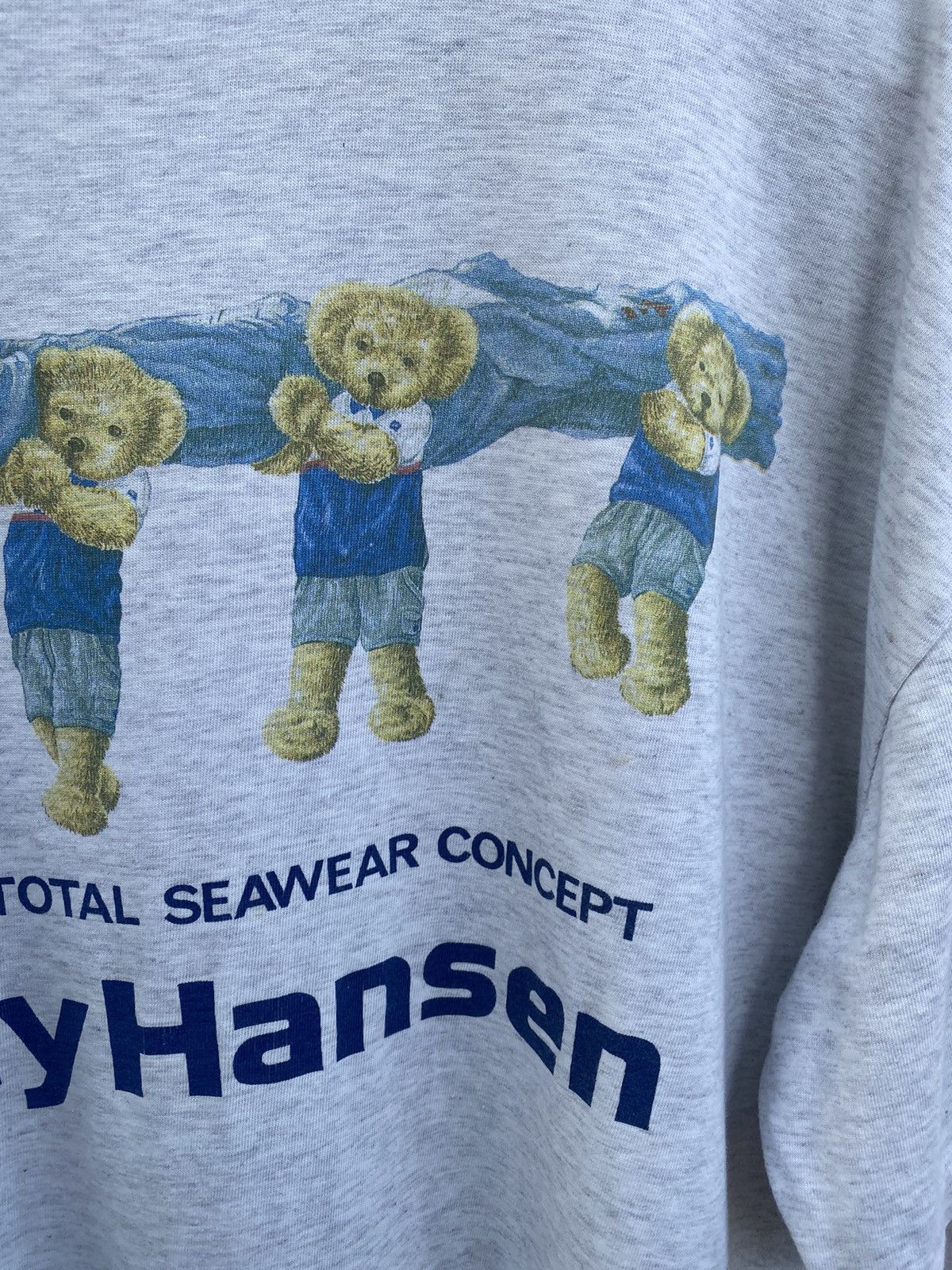 Helly Hansen × Vintage Vintage Rare 80s-90s Helly Hansen Polo Bear Seawear Concept Size US L / EU 52-54 / 3 - 6 Thumbnail