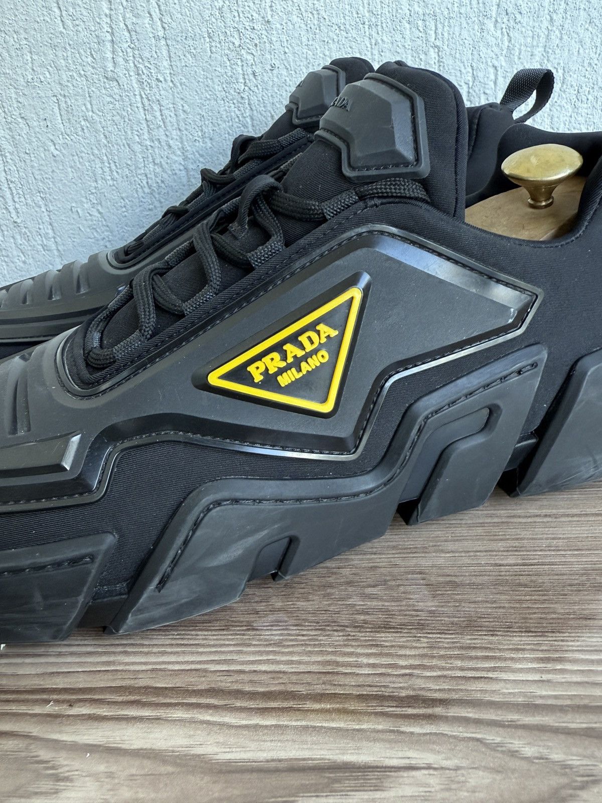 Prada 😤🔥 techno stretch fabric sneakers Size US 10 / EU 43 - 5 Thumbnail