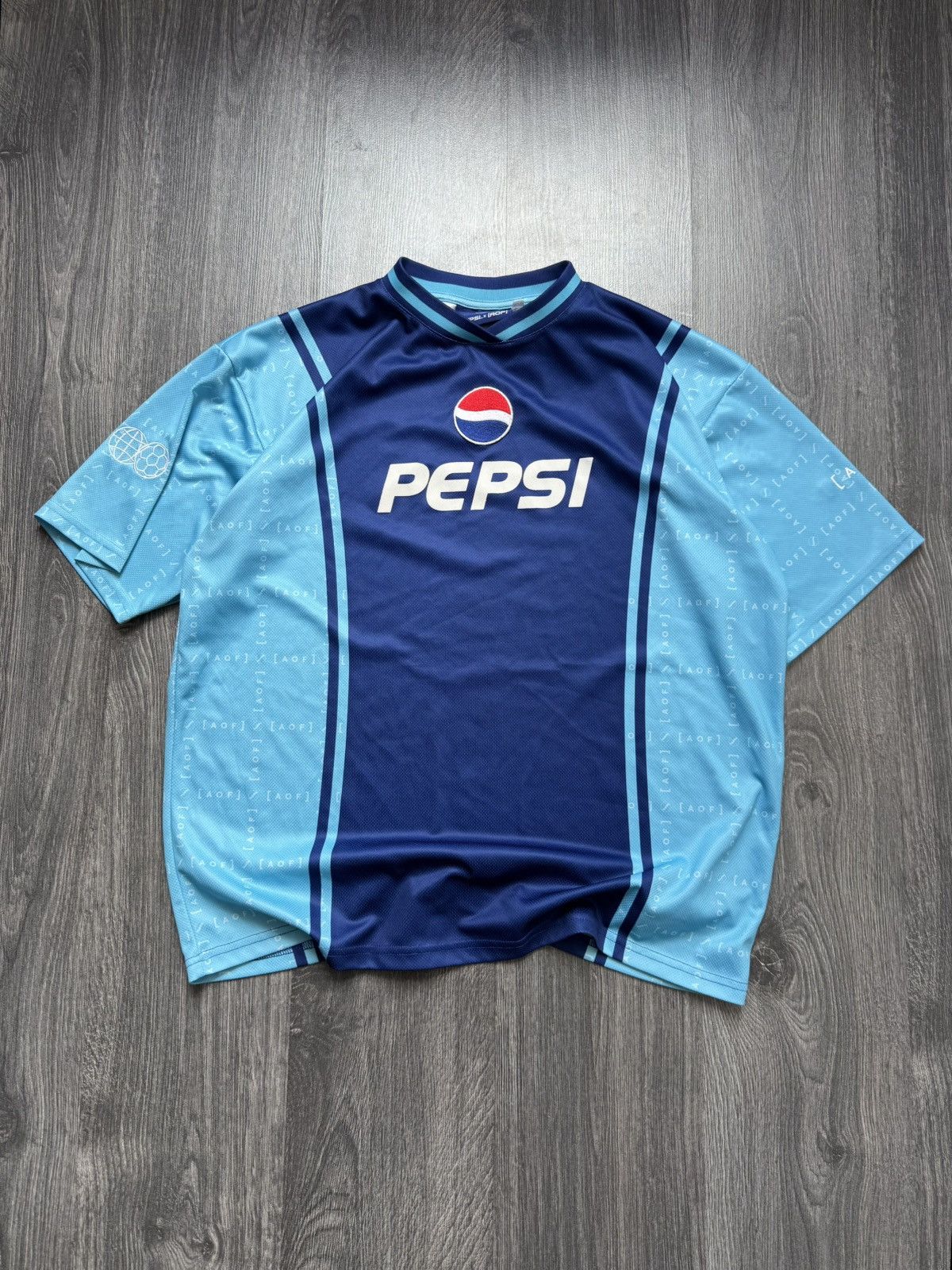 Pepsi × Soccer Jersey × Vintage 90s Vintage Pepsi AOF