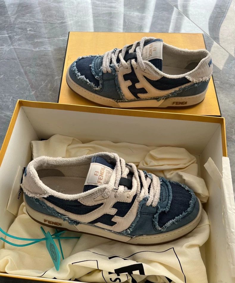 Fendi FENDI Cowboy blue casual shoes Size US 8 / EU 41 - 2 Thumbnail