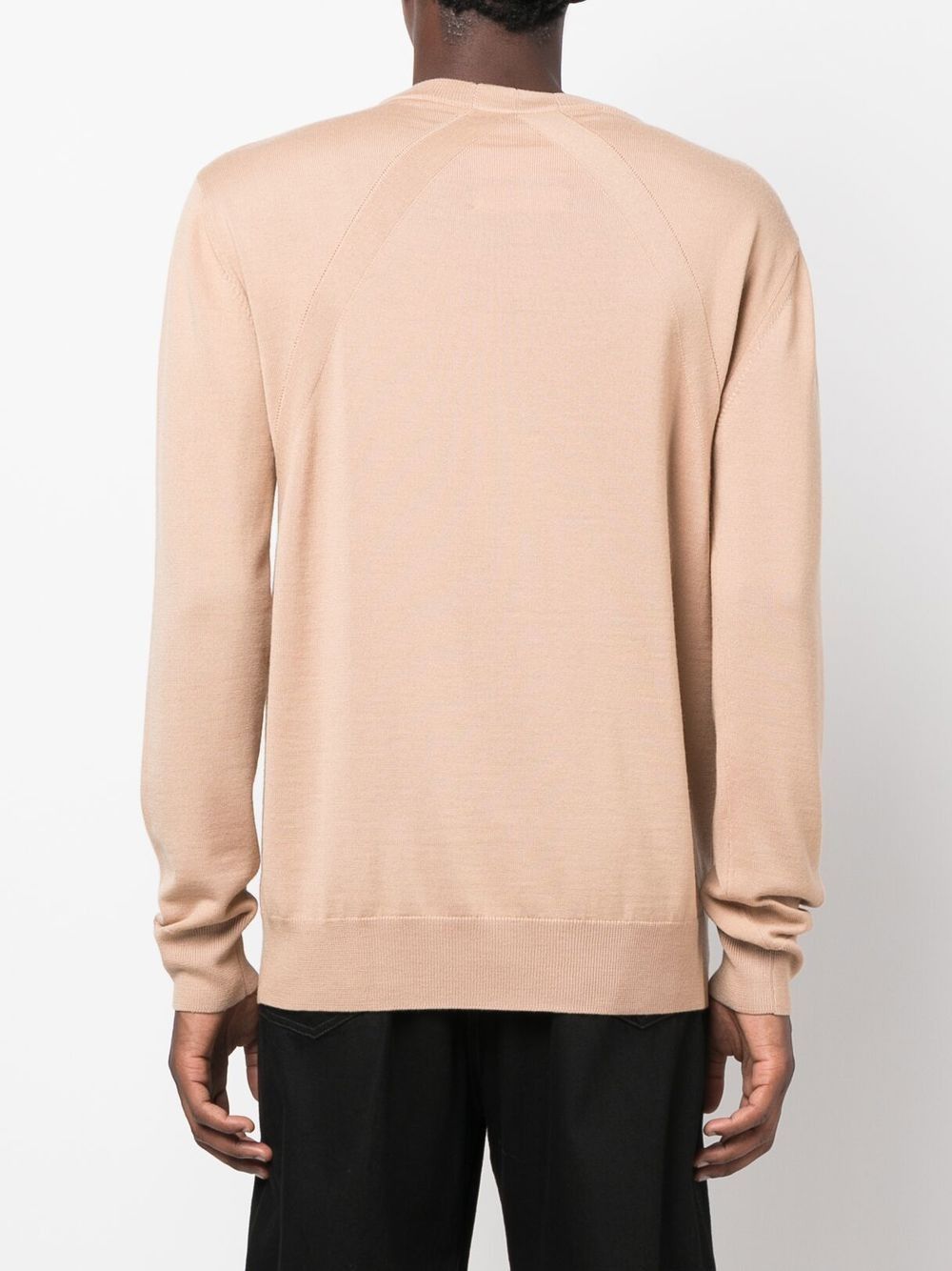 Jil Sander o1y1124 Wool Cashmere Blend Knitted in Beige Size US M / EU 48-50 / 2 - 4 Thumbnail