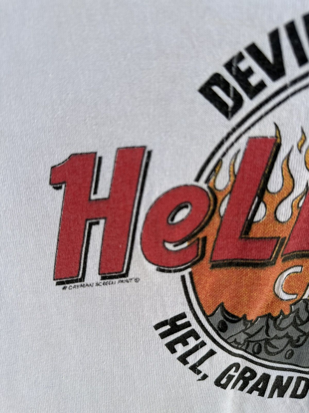 Sex Skateboards Thrashed Vintage 90s Devil’s Hangout Hell Rock Cafe Faded T Size US XL / EU 56 / 4 - 7 Thumbnail
