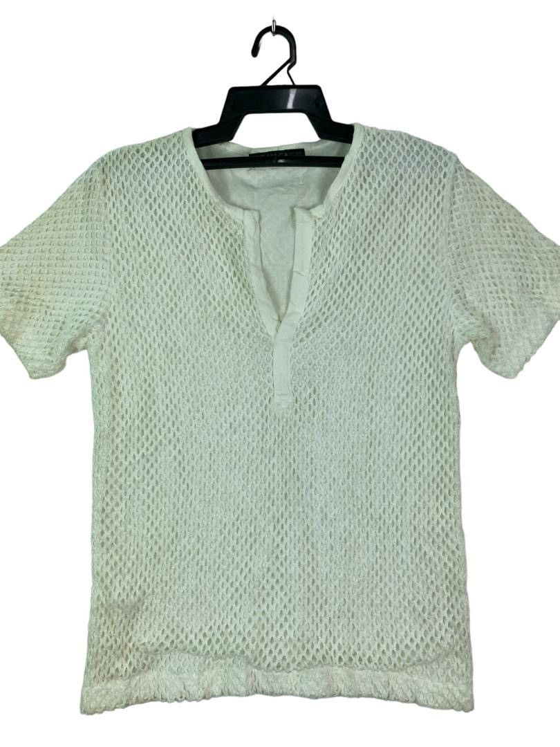 Jean Paul Gaultier × Vintage Jean Paul Gaultier OBJET fishnet design Gaultier Homme shirt Size US M / EU 48-50 / 2 - 2 Thumbnail