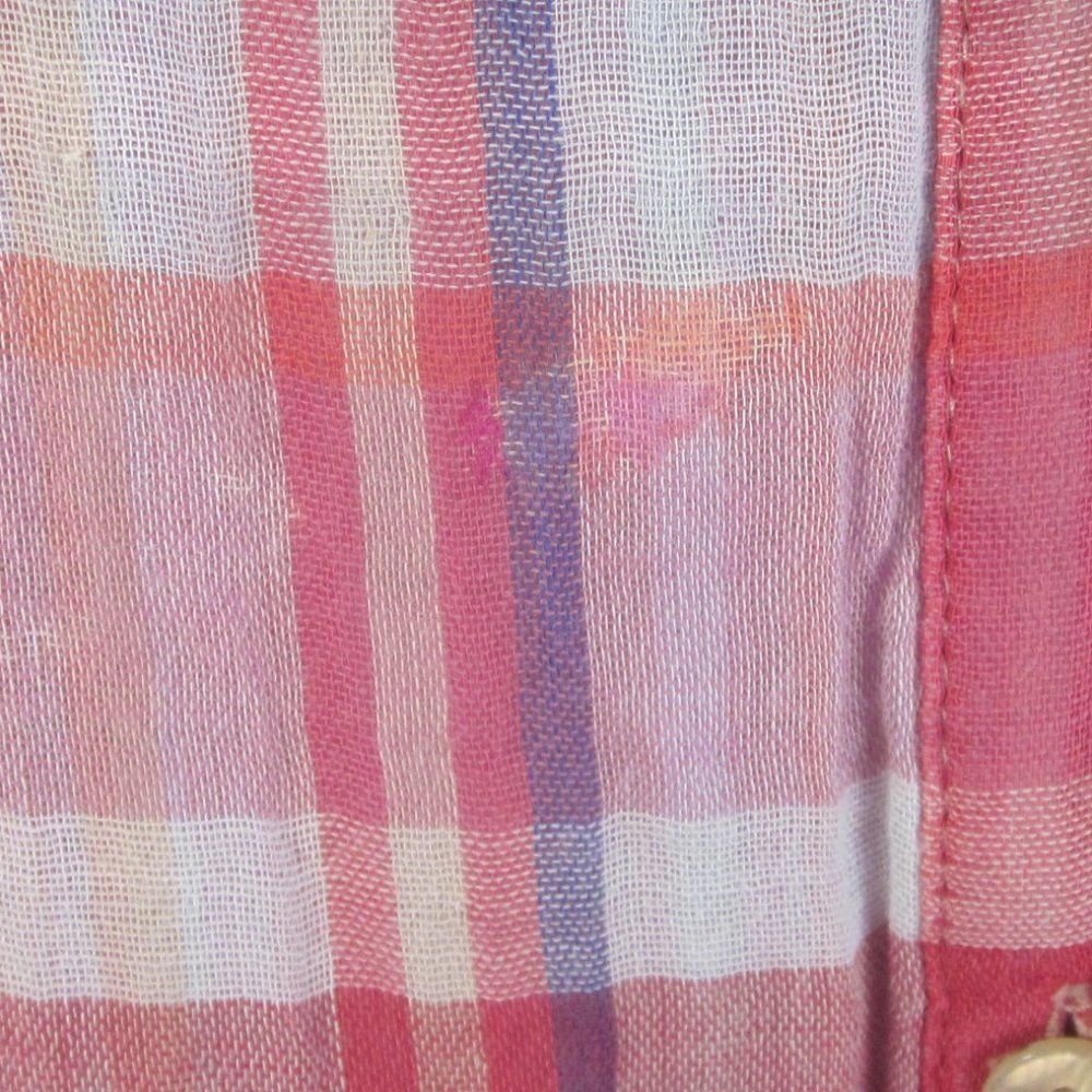 Anthropologie Anthropologie Maeve Summer Gauzy Cotton Pink Plaid Dress Siz Size S / US 4 / IT 40 - 16 Thumbnail