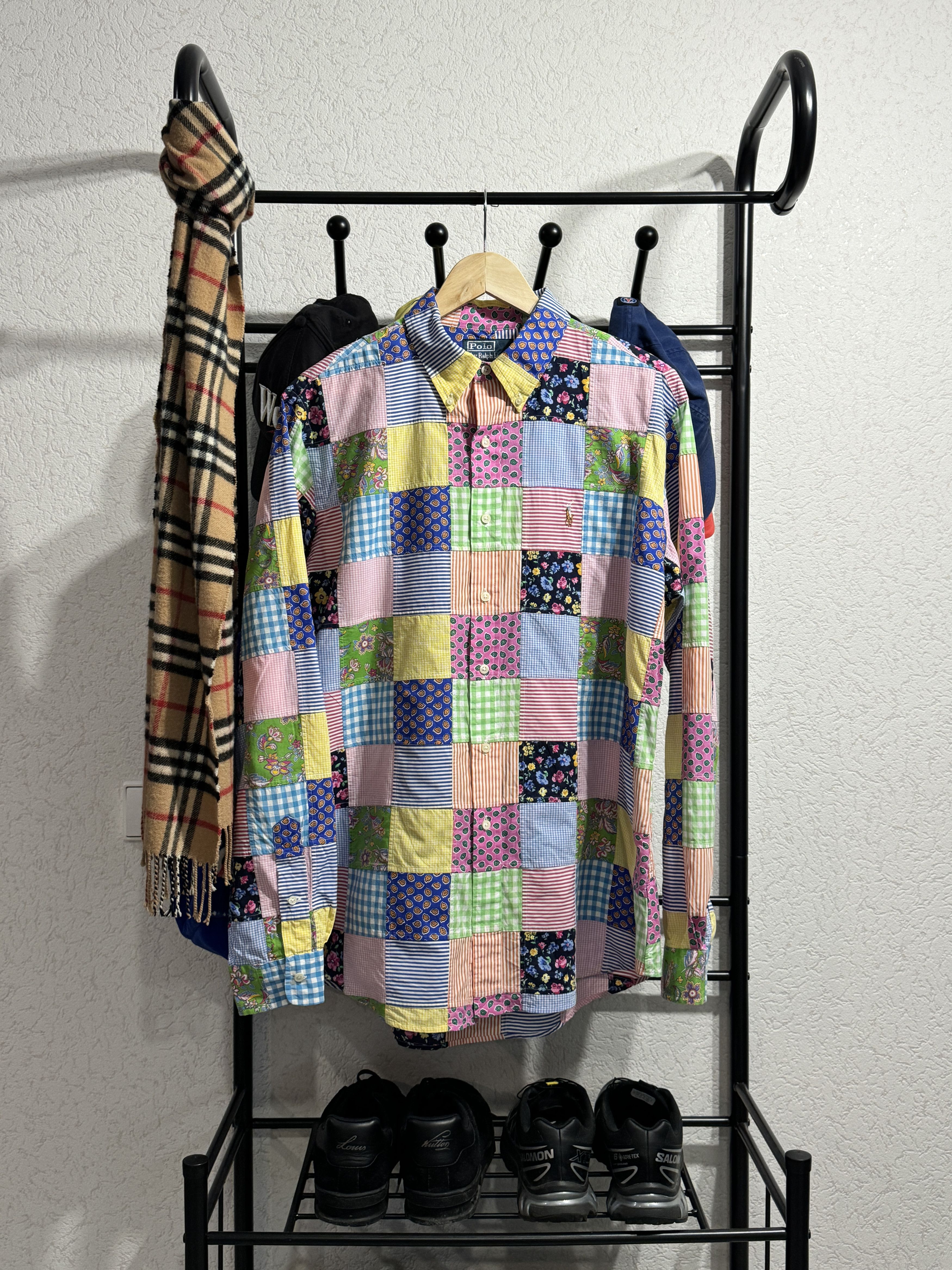 Polo Ralph Lauren Polo Ralph Lauren Patchwork Oxford Shirt Size US L / EU 52-54 / 3 - 1 Thumbnail