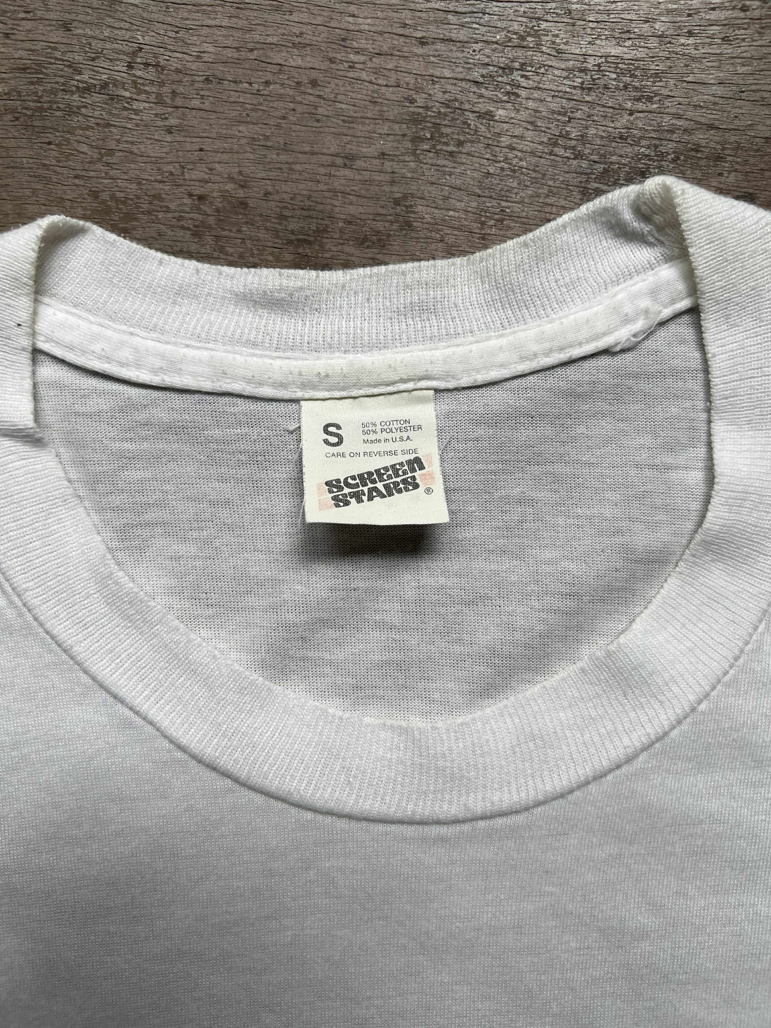 Vintage Vintage '82 Screen Stars 50/50 White Tee — Made in USA Size US S / EU 44-46 / 1 - 2 Thumbnail