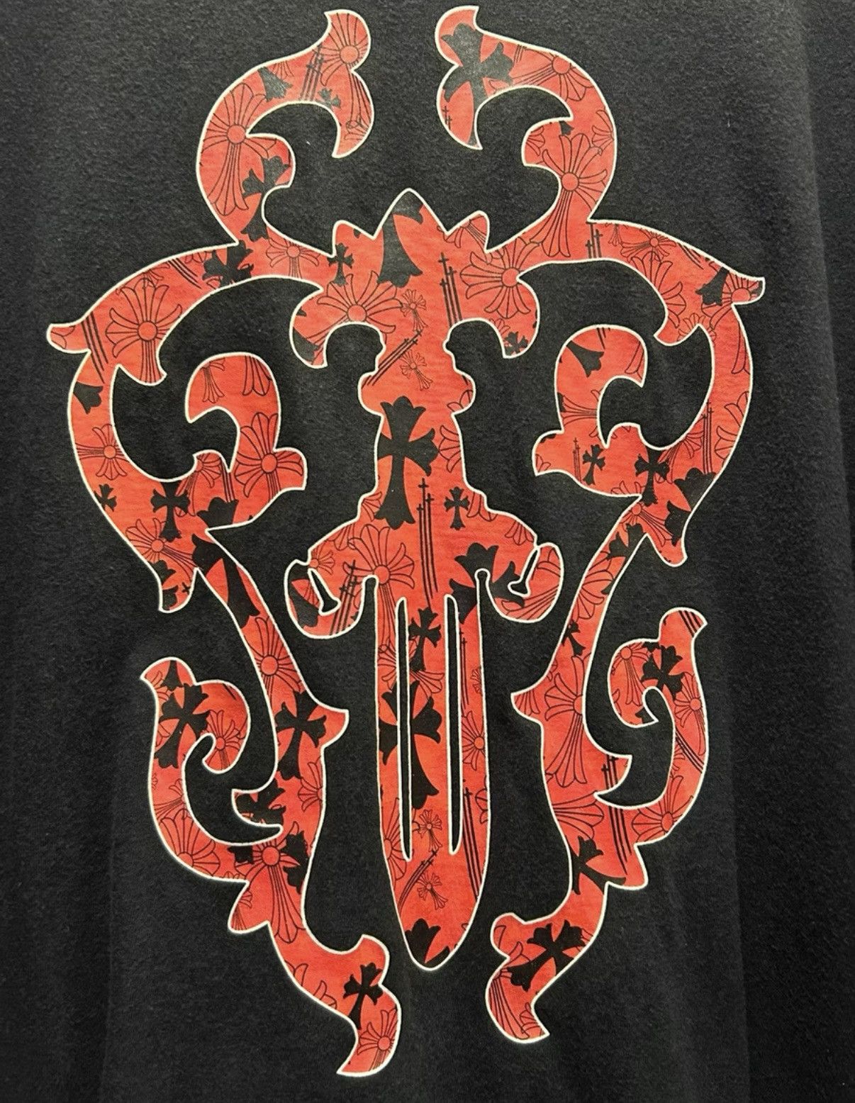 Chrome Hearts Chrome Hearts Red Vine Dagger Short Sleeve Tee Size US XXL / EU 58 / 5 - 2 Thumbnail