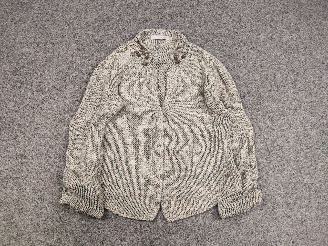 Fabiana Filippi Fabiana Filippi Premium designer Knit Blazer Cardigan Size L / US 10 / IT 46 - 2 Thumbnail
