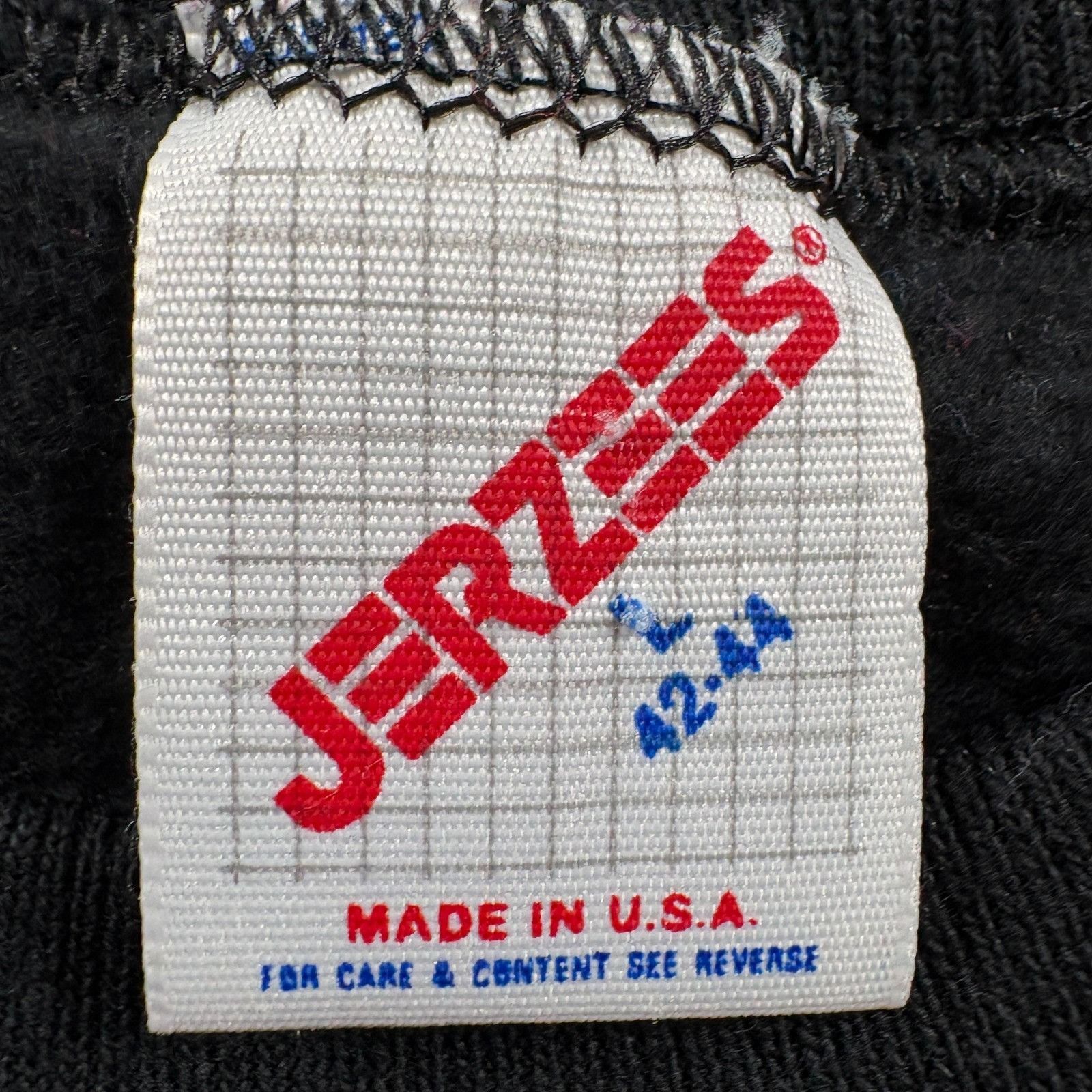 Jerzees Vintage 90s Jerzees Sweatshirt Size L Black Blank New Withou Size US L / EU 52-54 / 3 - 3 Thumbnail