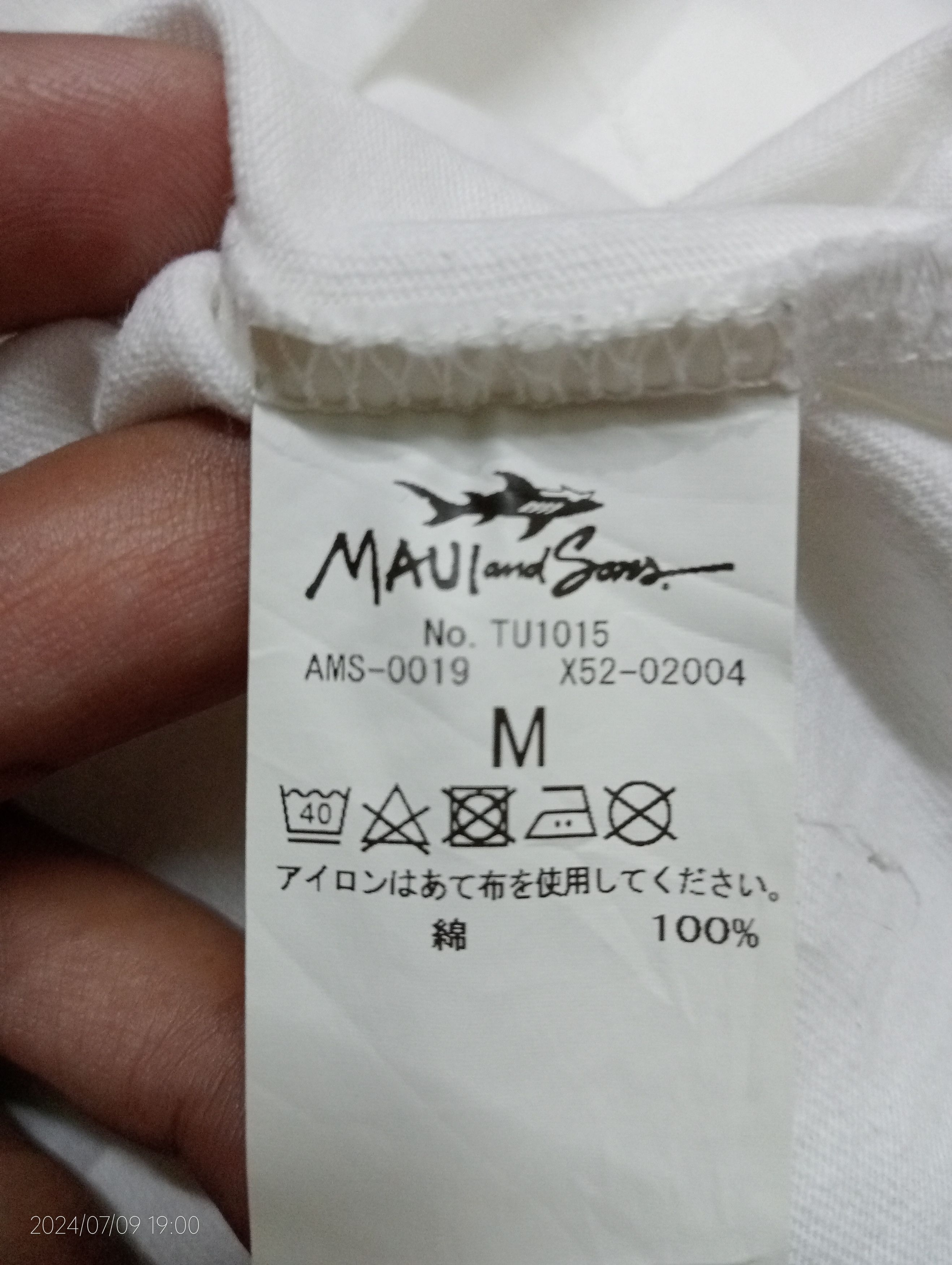 Maui and Sons Maui and Sons Long Sleeve Tshirt Very Rare Size US M / EU 48-50 / 2 - 2 Thumbnail