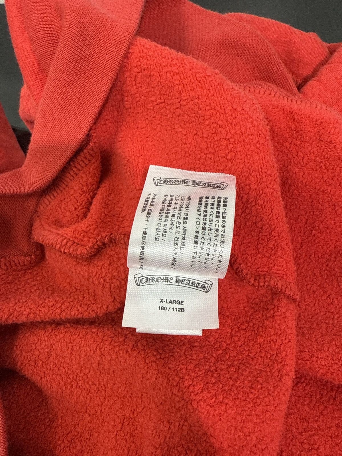 Chrome Hearts Chrome Hearts Online Exclusive Hoodie Red White Size US XL / EU 56 / 4 - 6 Thumbnail