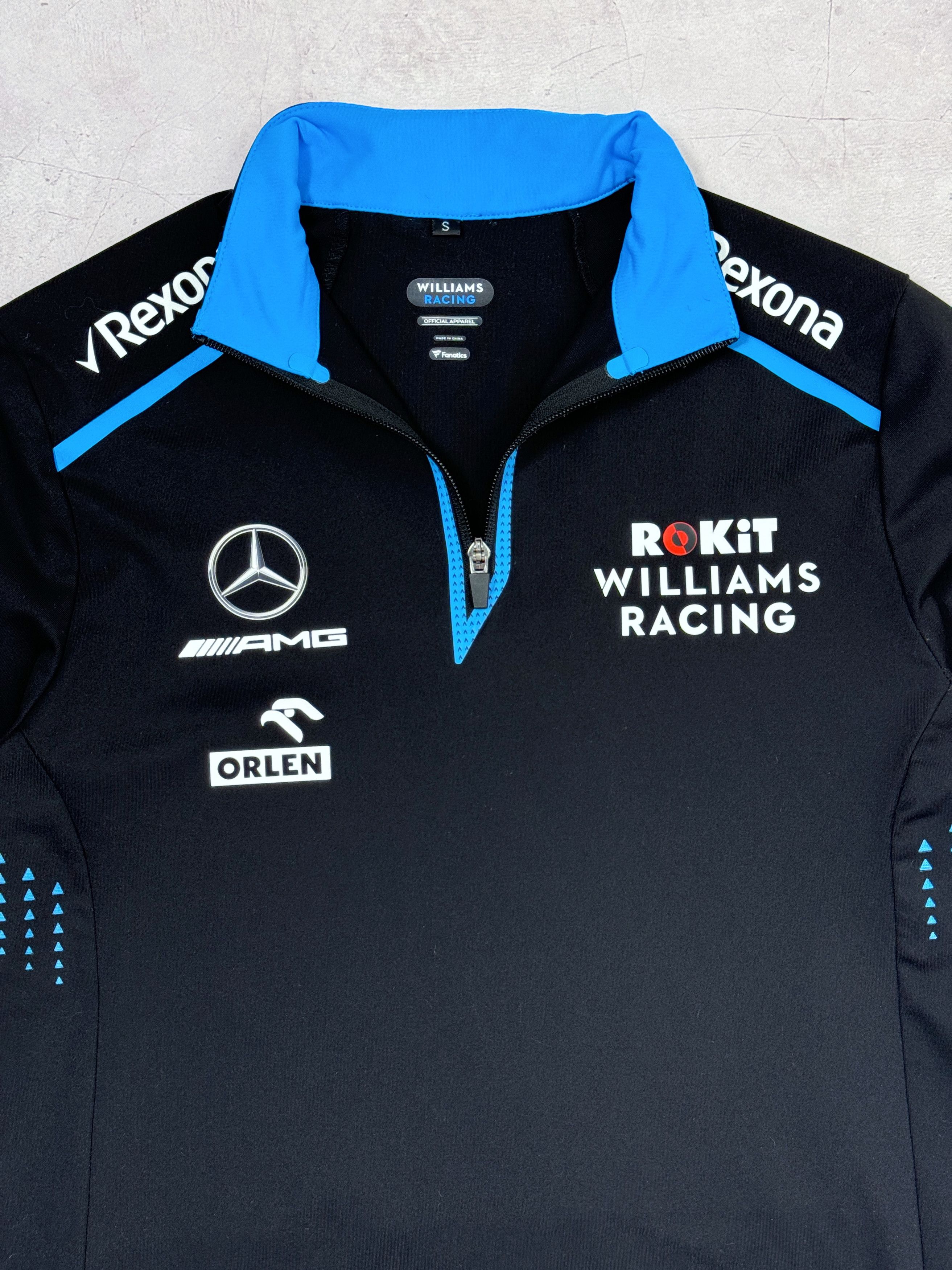 Formula 1 Williams Racing Rokit 1/4 zip Sweatshirt F1 2019 Rexona Size US S / EU 44-46 / 1 - 7 Thumbnail