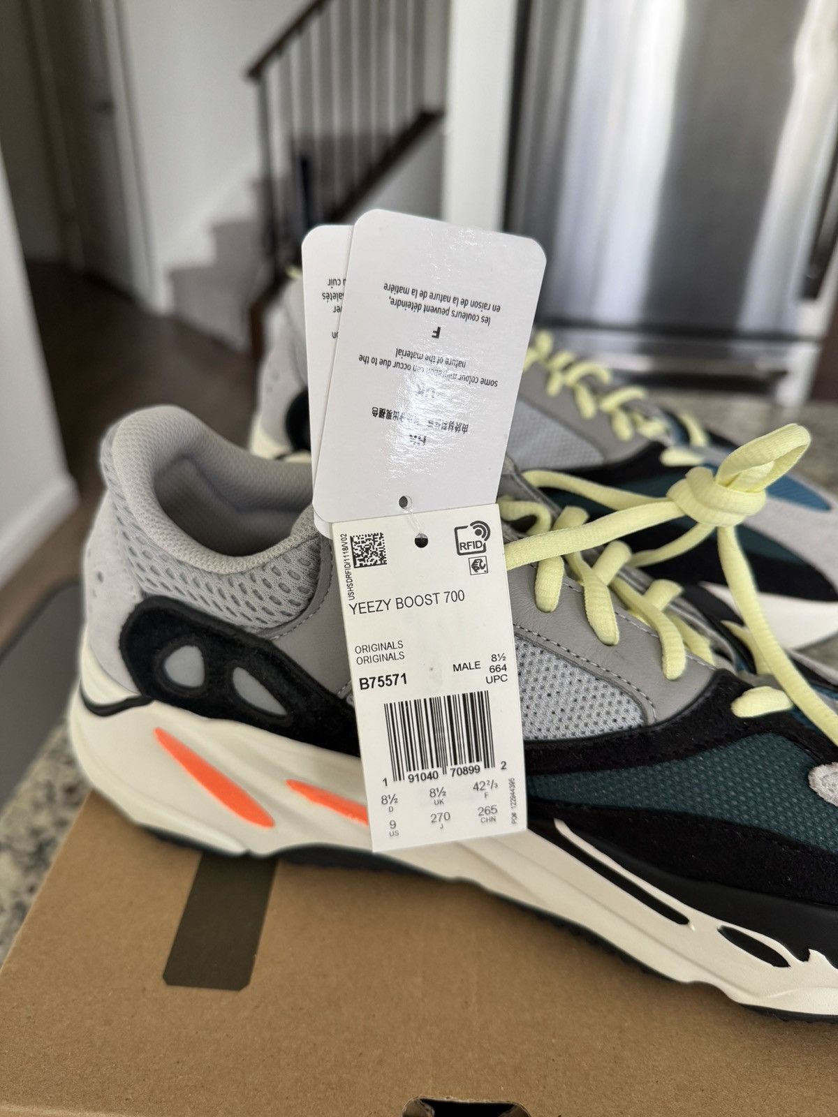 Adidas × Yeezy Adidas Yeezy Boost 700 “Wave Runner” Size US 9 / EU 42 - 10 Thumbnail