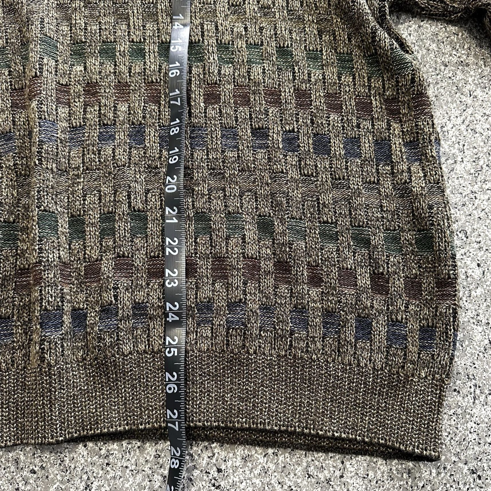 Vintage Gianfranco Ruffini Sweater Mens 2XL Vintage Check Brown Crewneck Pullover Knit Regular -sINVALID- Size US XXL / EU 58 / 5 - 5 Thumbnail