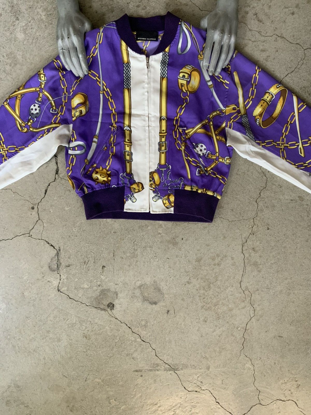 Hysteric Glamour ARCHIVE HYSTERIC GLAMOUR PUNISHMENT SCHOOL SCARF BOMBER Size US M / EU 48-50 / 2 - 1 Thumbnail