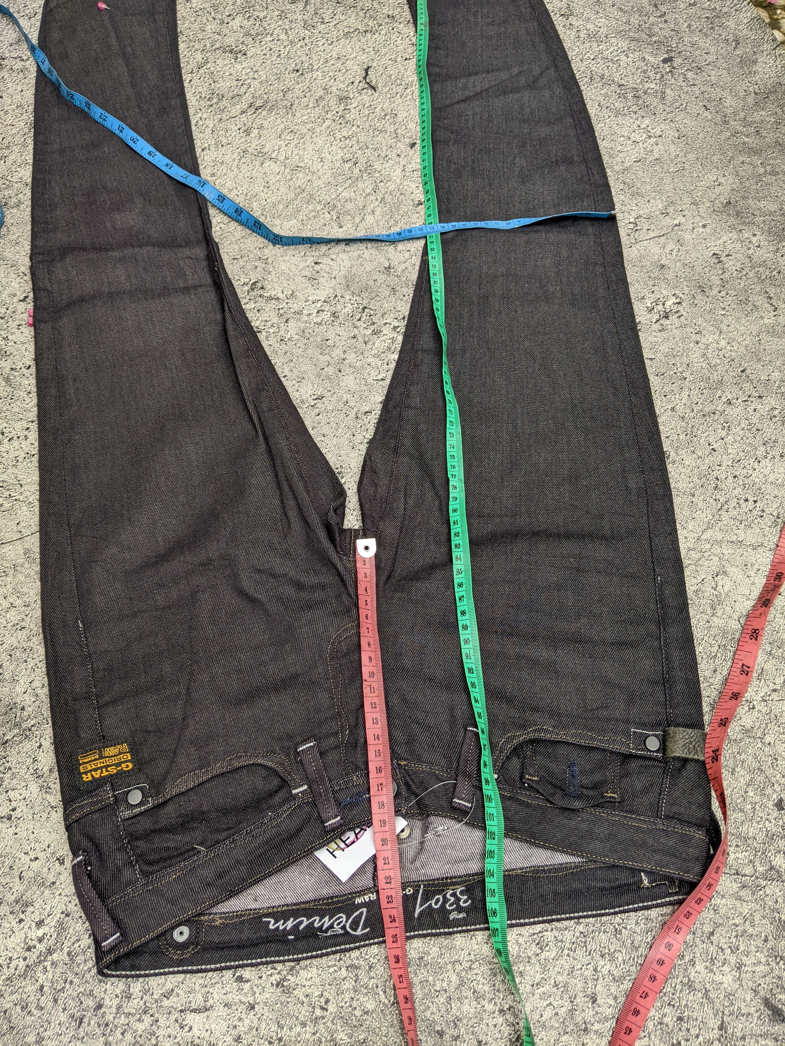 G-Star G-Star Raw 3301 Slim Cut Jeans Size 29" - 12 Thumbnail