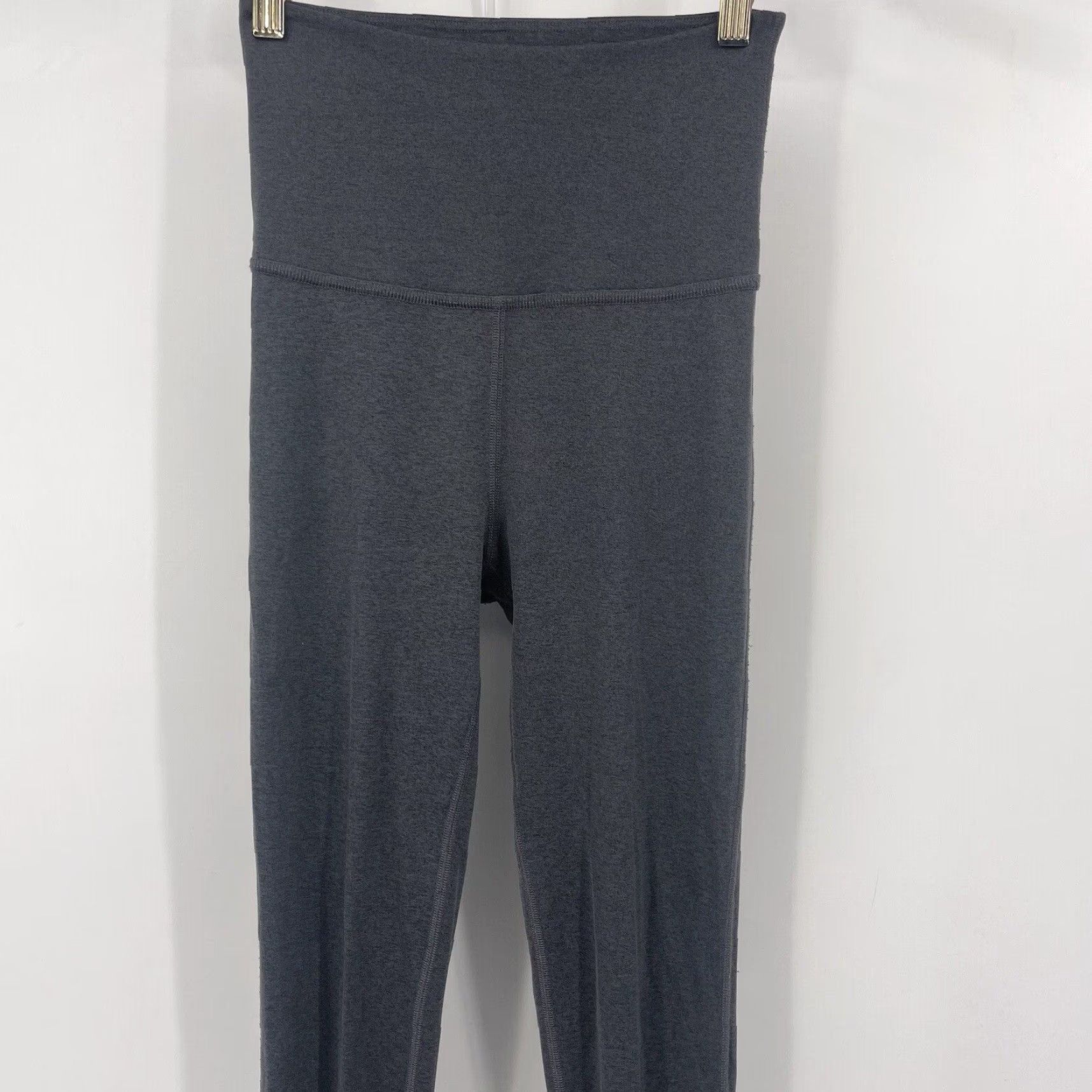 Beyond Yoga Beyond Yoga High Waist Athletic Leggings Women's S Full Length Ruched Hem Gray Activewear Yoga Size 28" / US 6 / IT 42 - 4 Thumbnail