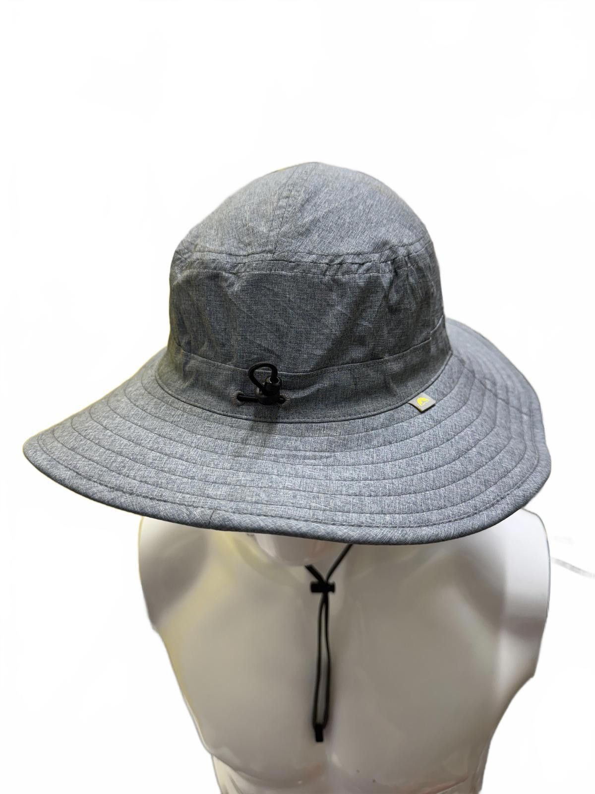 Unknown London Gray Outdoor Wide Brim Hat with Adjustable Chin Strap Size ONE SIZE - 3 Thumbnail