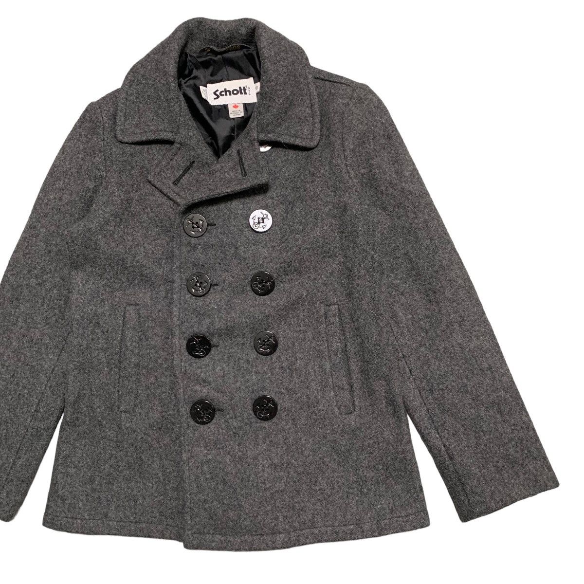 Schott Schott Double Breast Coat Size US S / EU 44-46 / 1 - 3 Thumbnail
