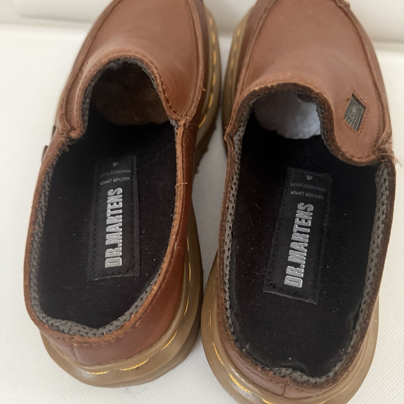 Dr. Martens Vintage Y2K Rare Dr. Martens Mules England Brown Leather Size US 4 / IT 34 - 3 Thumbnail