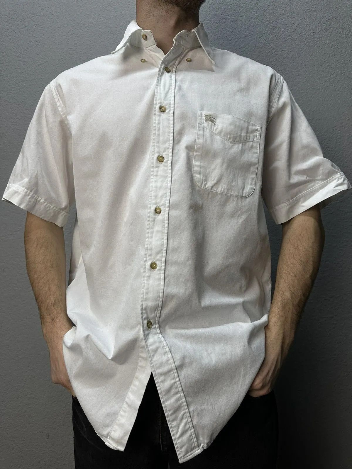 Burberry Vintage Burberrys shirt Nova Check Burberry Shirt y2k style Size US L / EU 52-54 / 3 - 4 Thumbnail