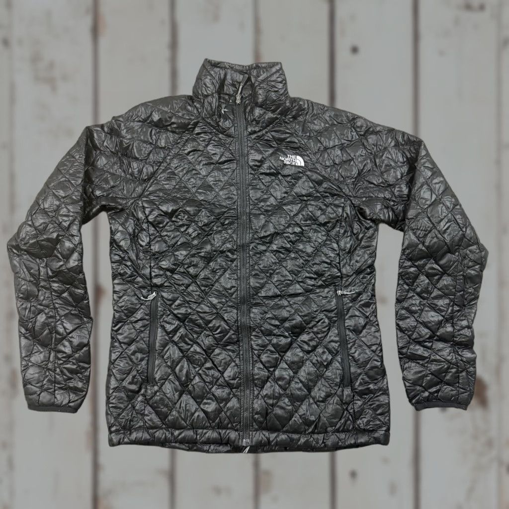 The North Face Jacket Womens M Black The North Face Thermoball Quilted Puffer Full Zip