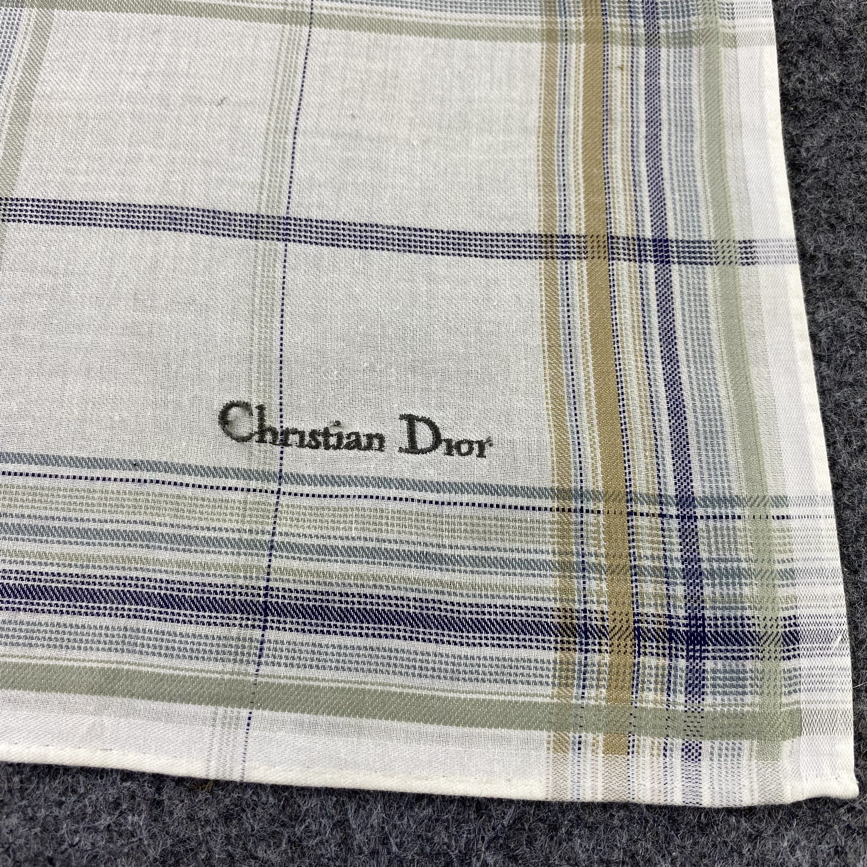 Christian Dior Monsieur Christian Dior Handkerchief / Bandana / Neckerchief-B610 Size ONE SIZE - 5 Thumbnail