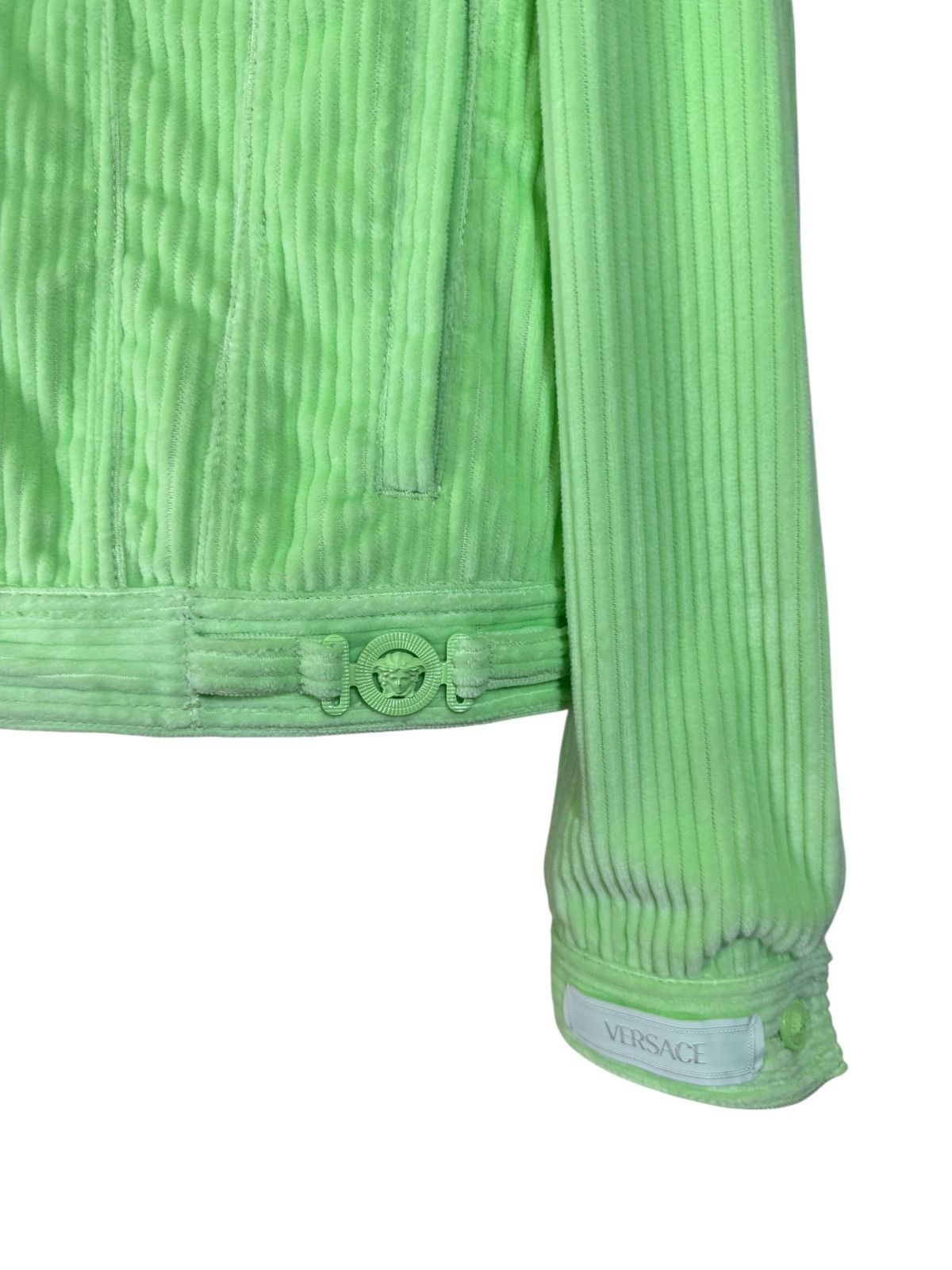 Versace Versace Green Corduroy Jacket & Pants Set Size 38R - 4 Thumbnail