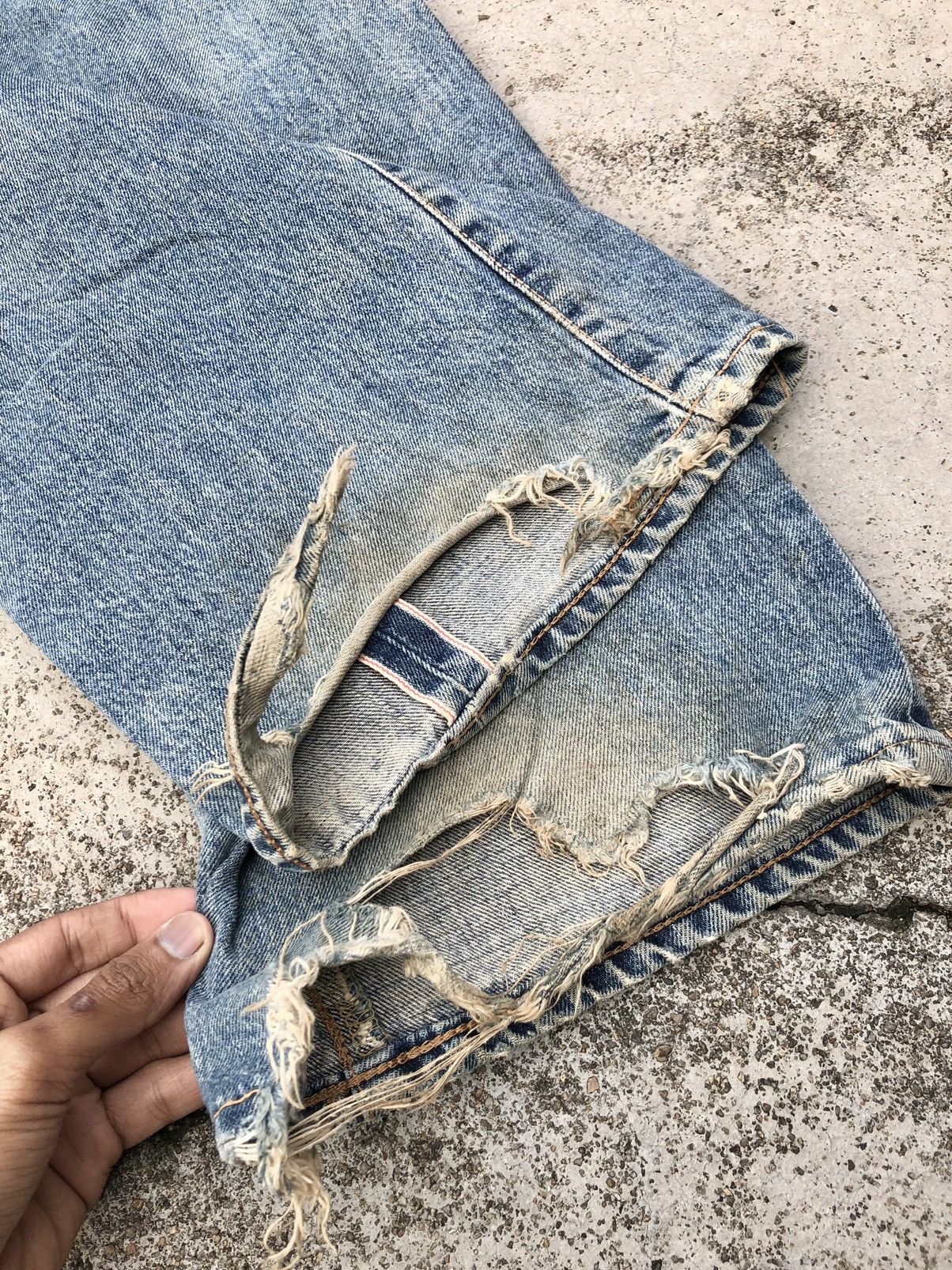 Edwin WIDE LEG⚡️⚡️VINTAGE SELVEDGE RUSTY DENIM Size US 34 / EU 50 - 13 Thumbnail