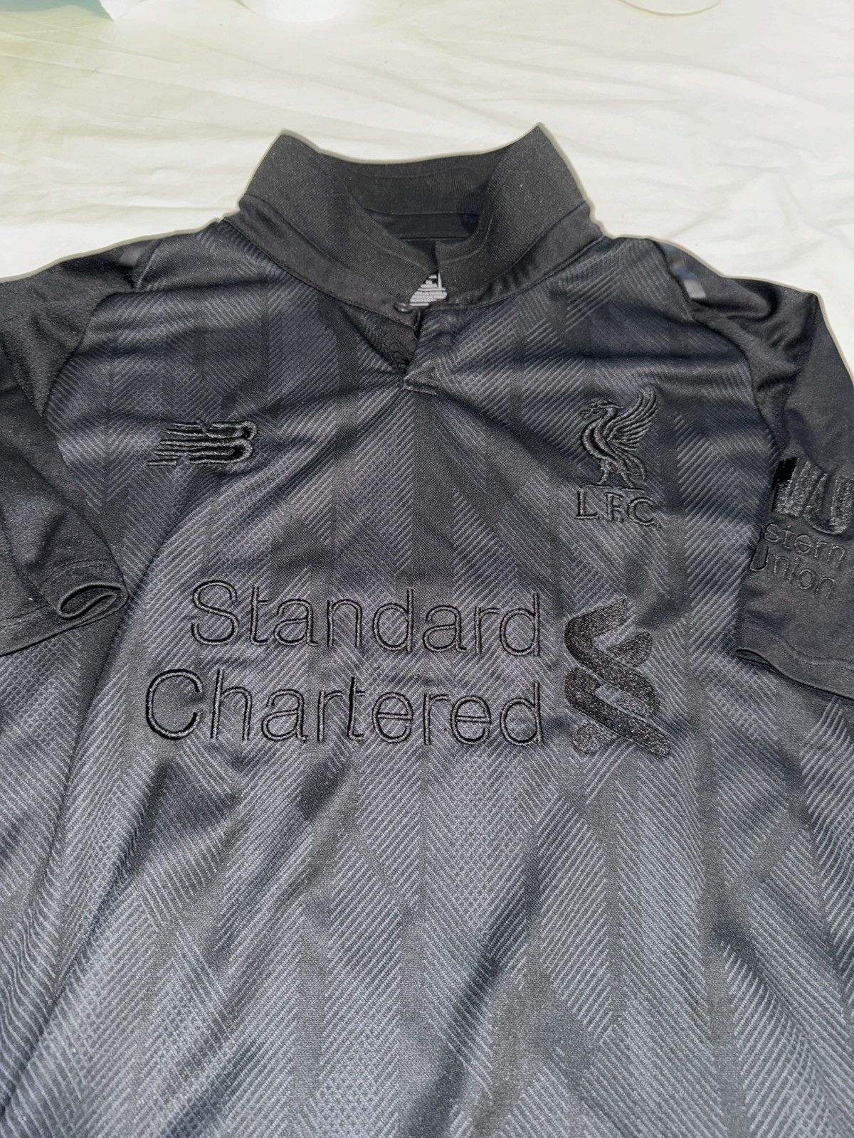 New Balance Liverpool 2019 blackout edition authentic jersey Size US S / EU 44-46 / 1 - 2 Thumbnail